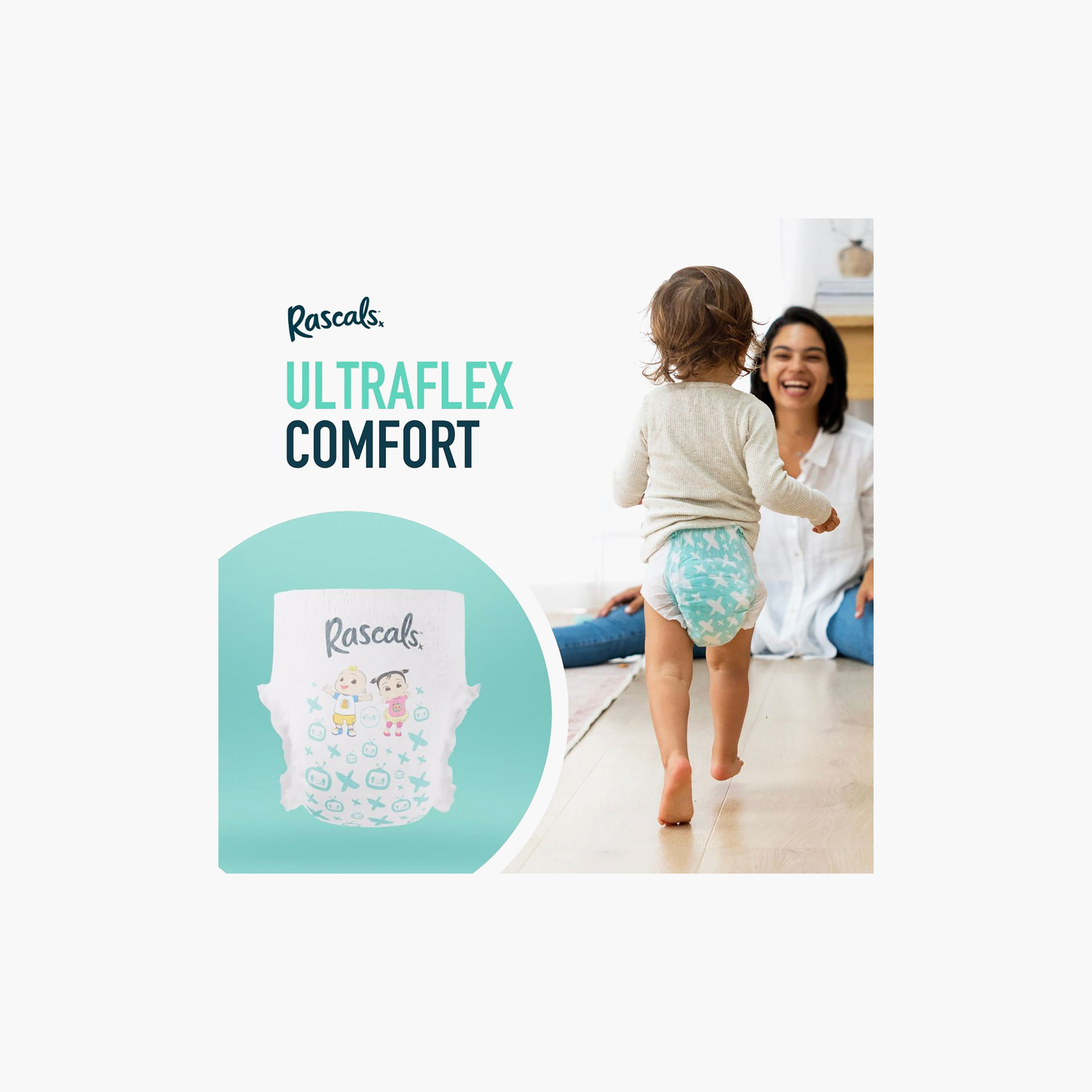 Rascal + Friends 54-Piece Cocomelon Edition Training Nappy Pants - Size 4 - 10-15 kg-baby-diapering-diapers-image-6