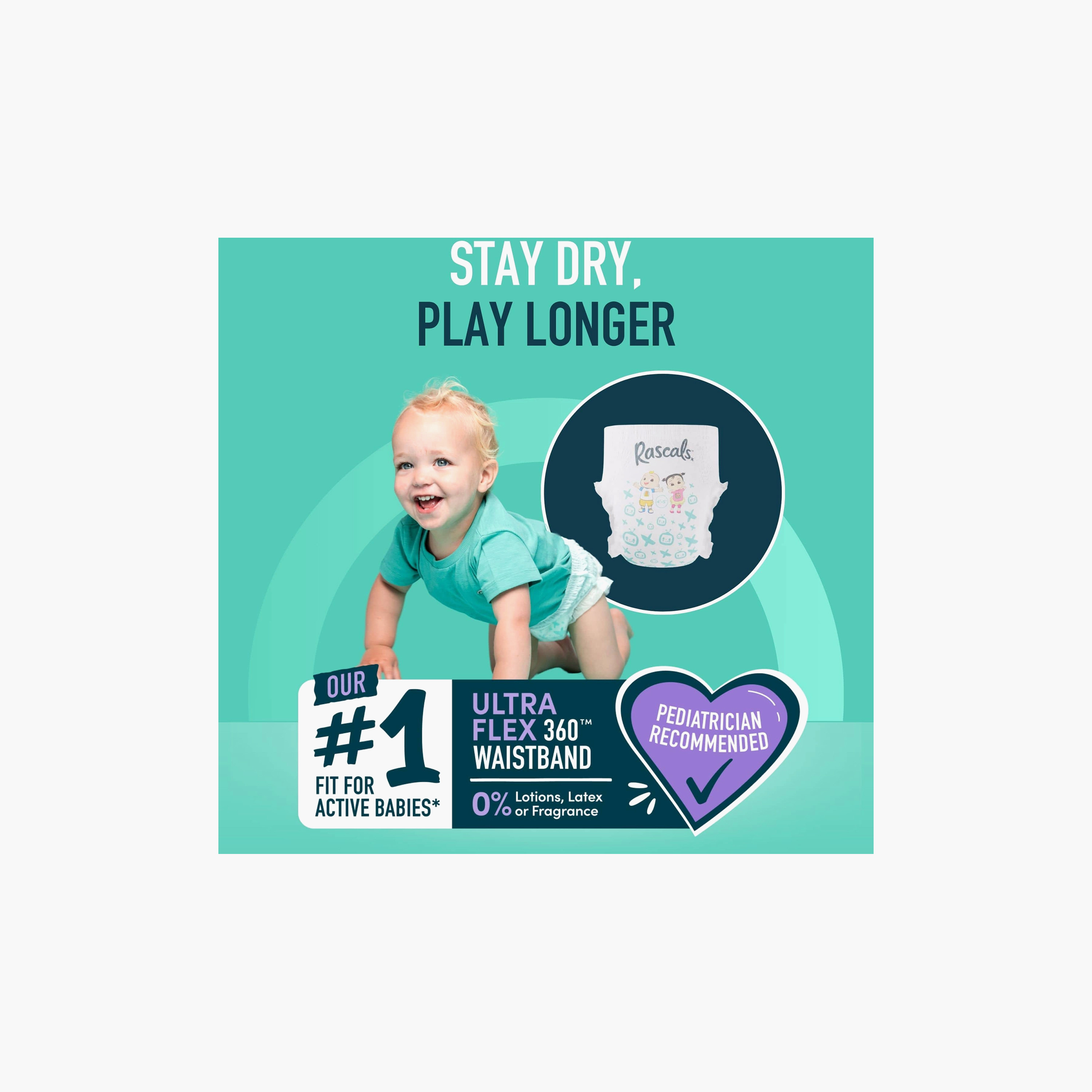 Rascal + Friends 44-Piece Cocomelon Edition Training Nappy Pants - Size 6 - 15-20 kg-baby-diapering-diapers-image-7