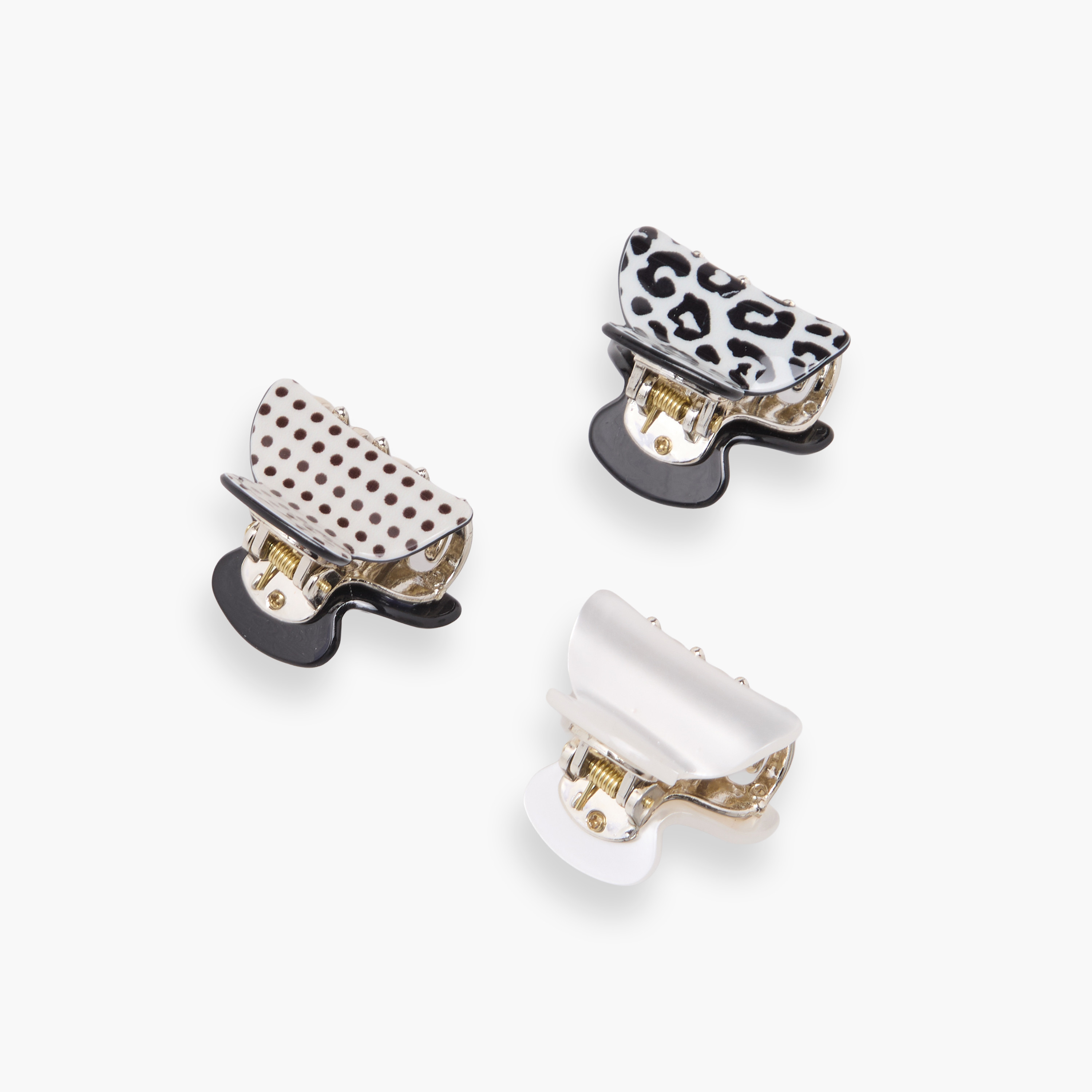 مشابك شعر منحنية بتصاميم متنوعة - عبوة 3 قطع-women-hairaccessories-clamps-image-5