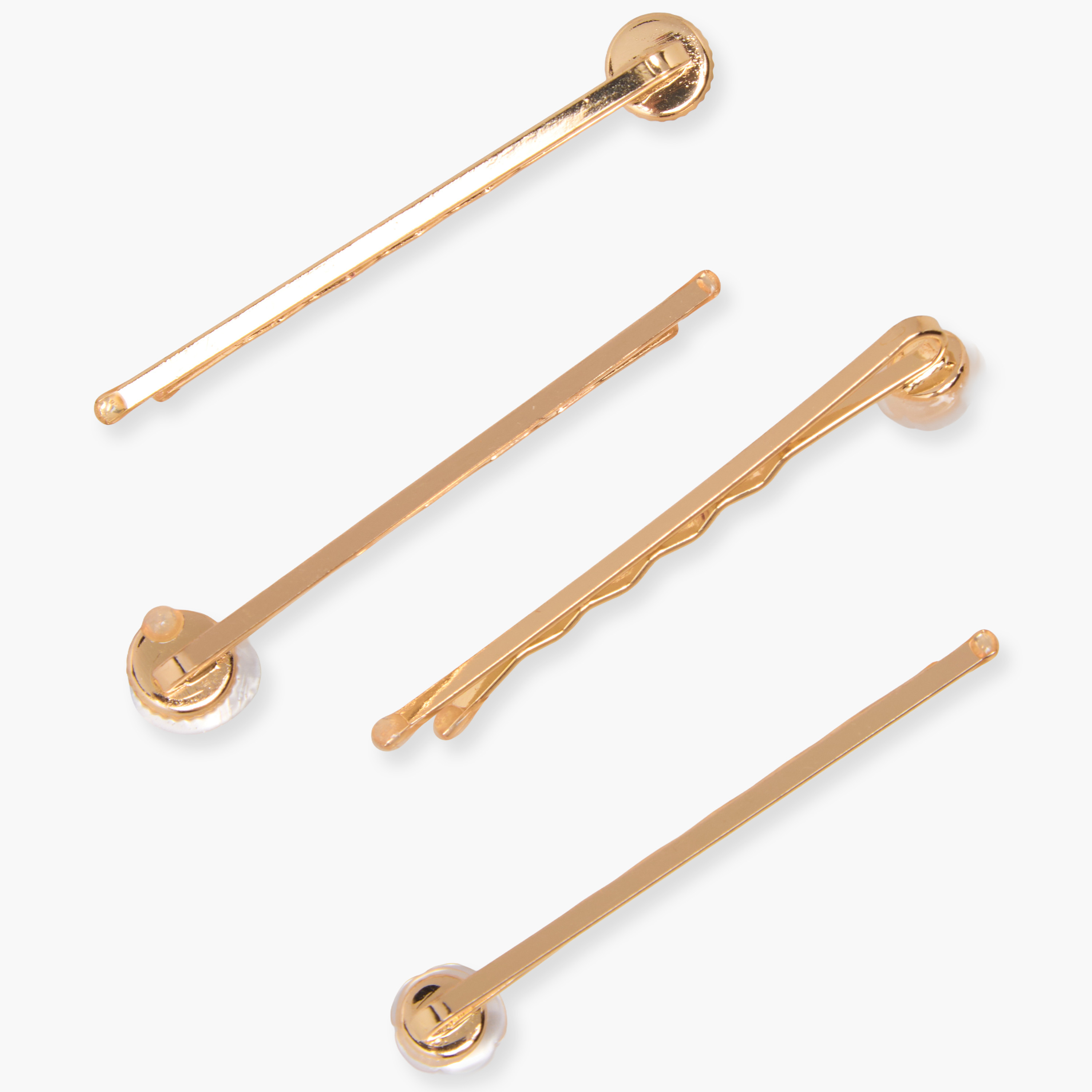 طقم دبابيس شعر 4 قطع بتزيينات زهرية-women-hairaccessories-hairpins-image-5