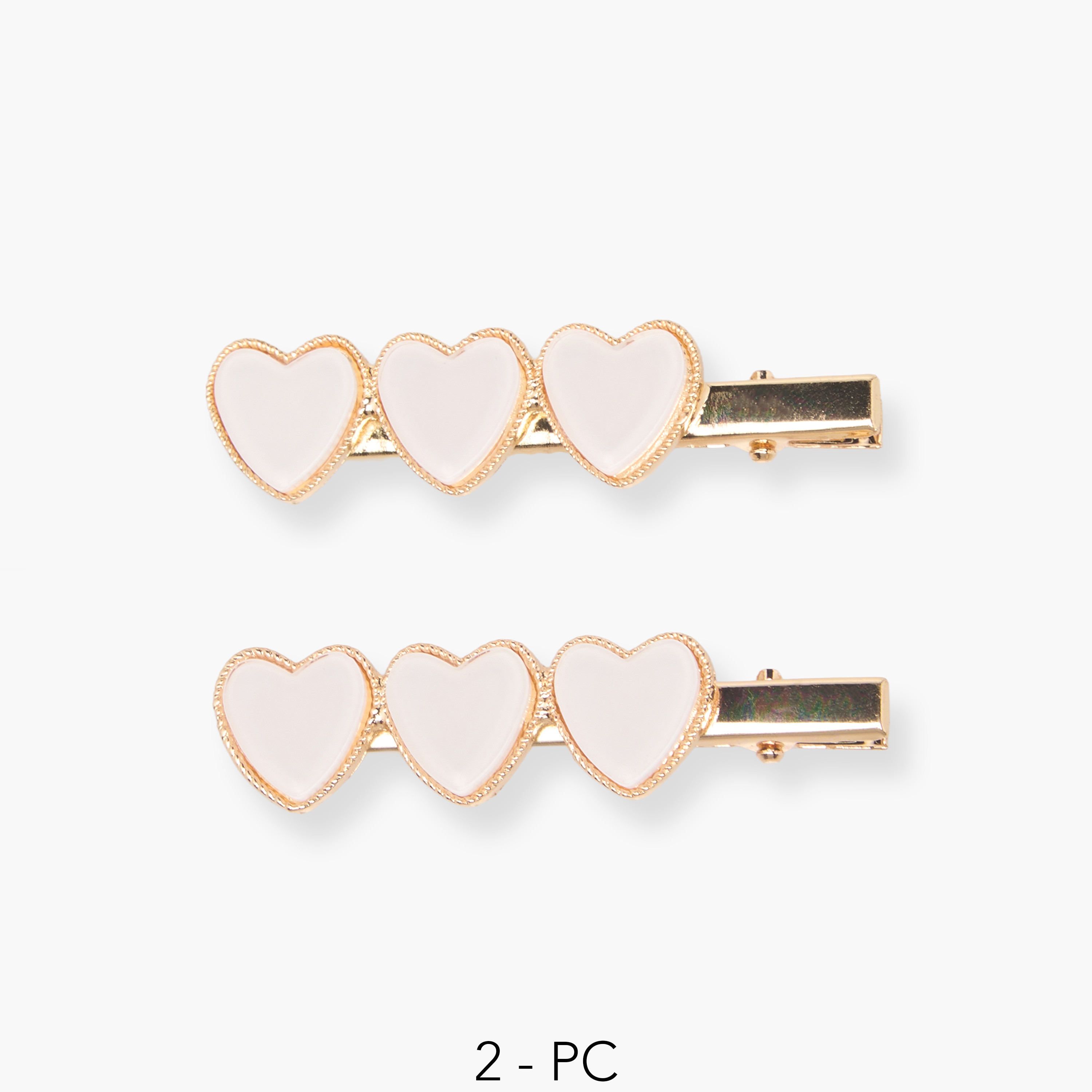 Pack of 2 Heart Accent Hair Clip-women-hairaccessories-hairpins-image-1