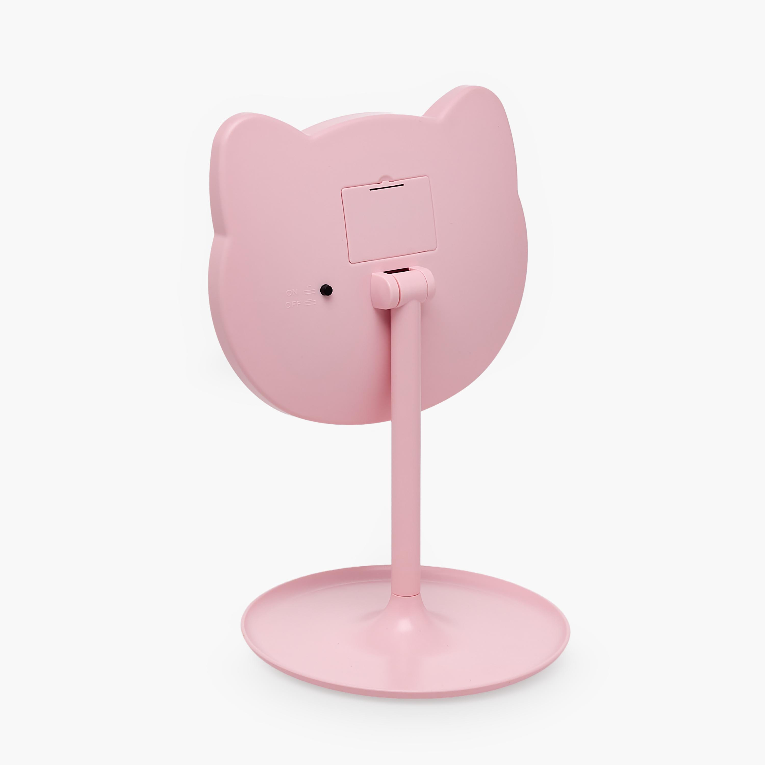 Findz Cat Shaped Vanity Mirror with LED Light-beautyandpersonalcare-makeup-brushesandaccessories-makeupmirror-image-4