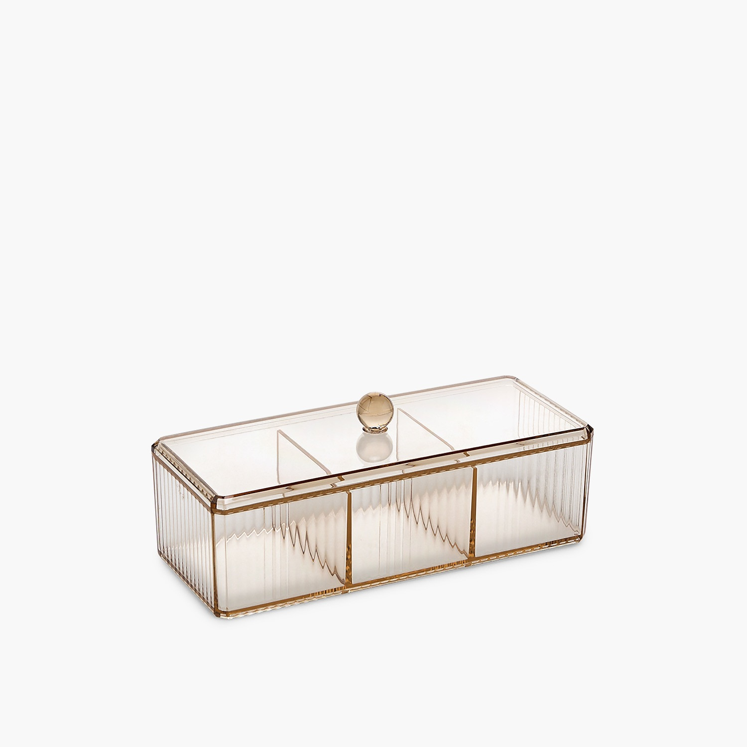 Findz 3-Compartment Organizer with Lid-household-storage-cosmeticorganizing-makeuporganizersandsets-image-1
