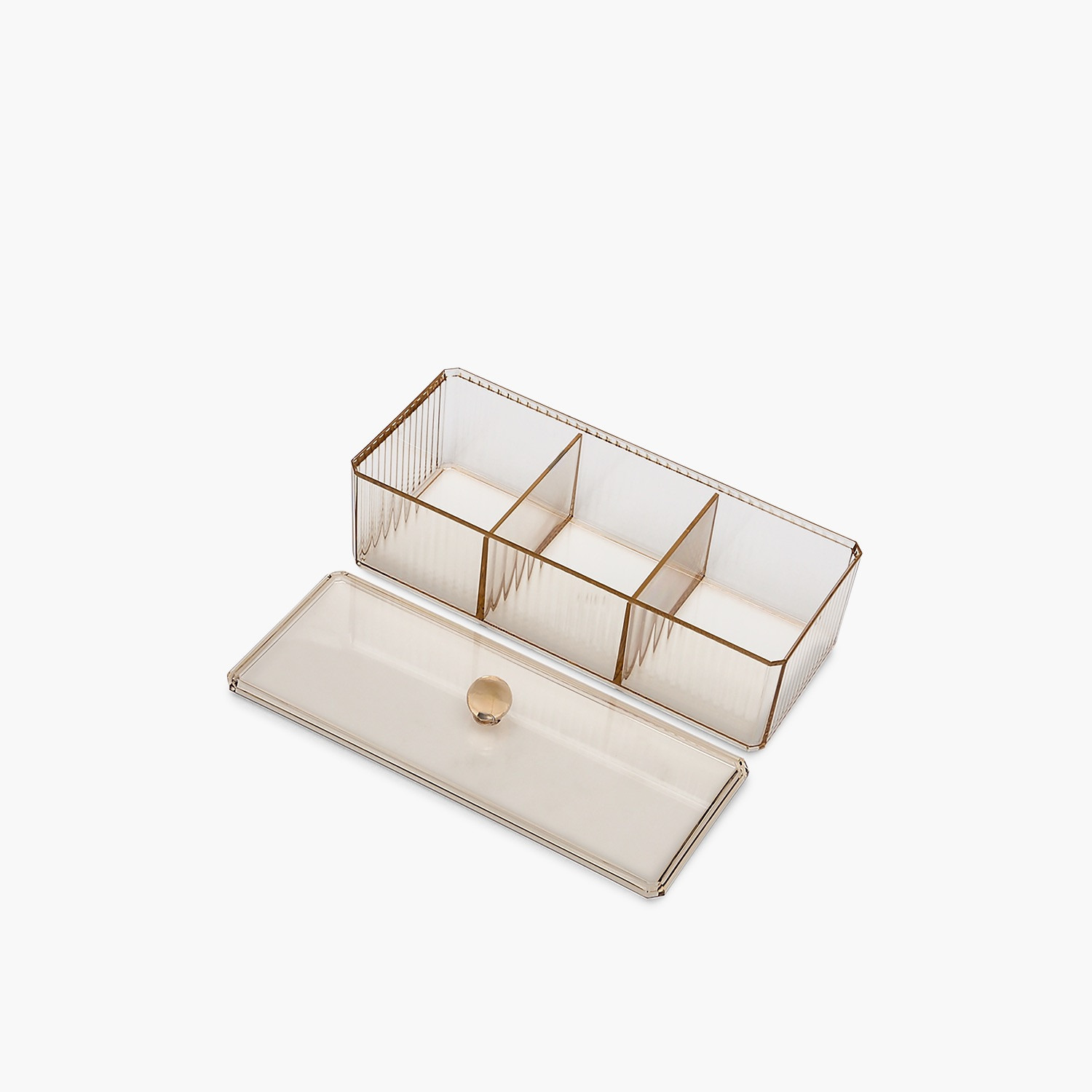 Findz 3-Compartment Organizer with Lid-household-storage-cosmeticorganizing-makeuporganizersandsets-image-2