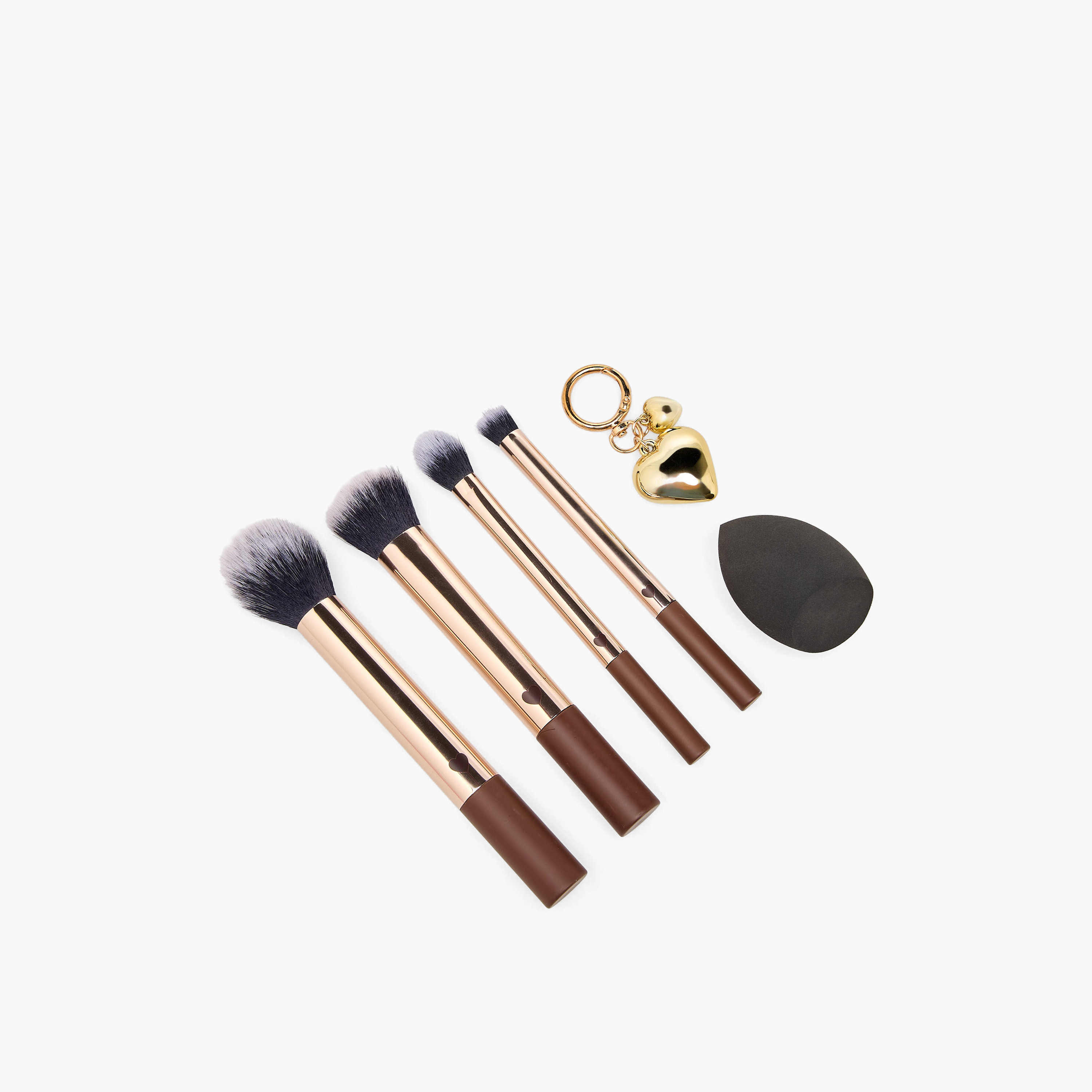 Findz 6-Piece Makeup Brush and Blending Sponge Set-beautyandpersonalcare-makeup-brushesandaccessories-brushes-image-1