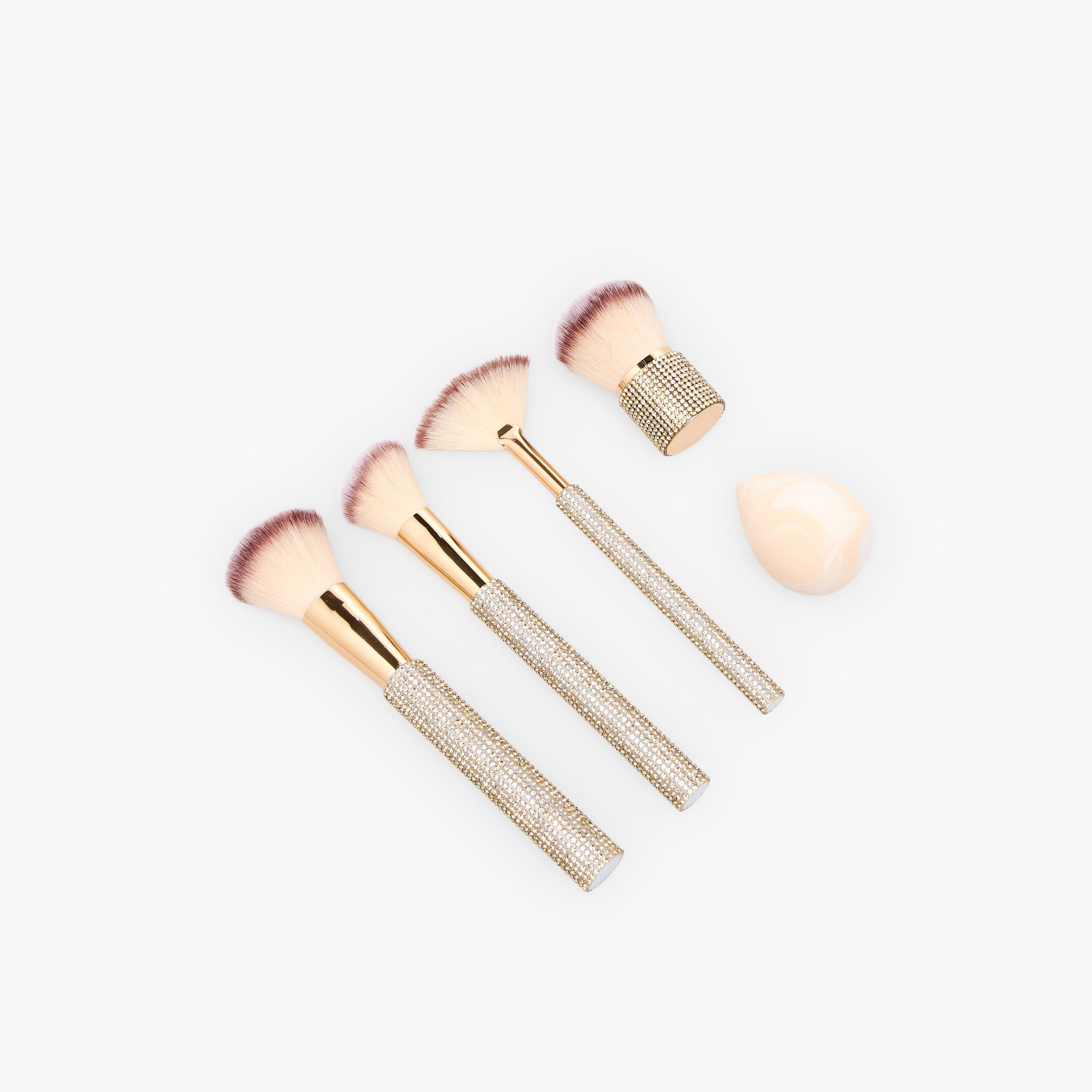 Findz 5-Piece Embellished Makeup Brush Set-beautyandpersonalcare-makeup-brushesandaccessories-brushes-image-1