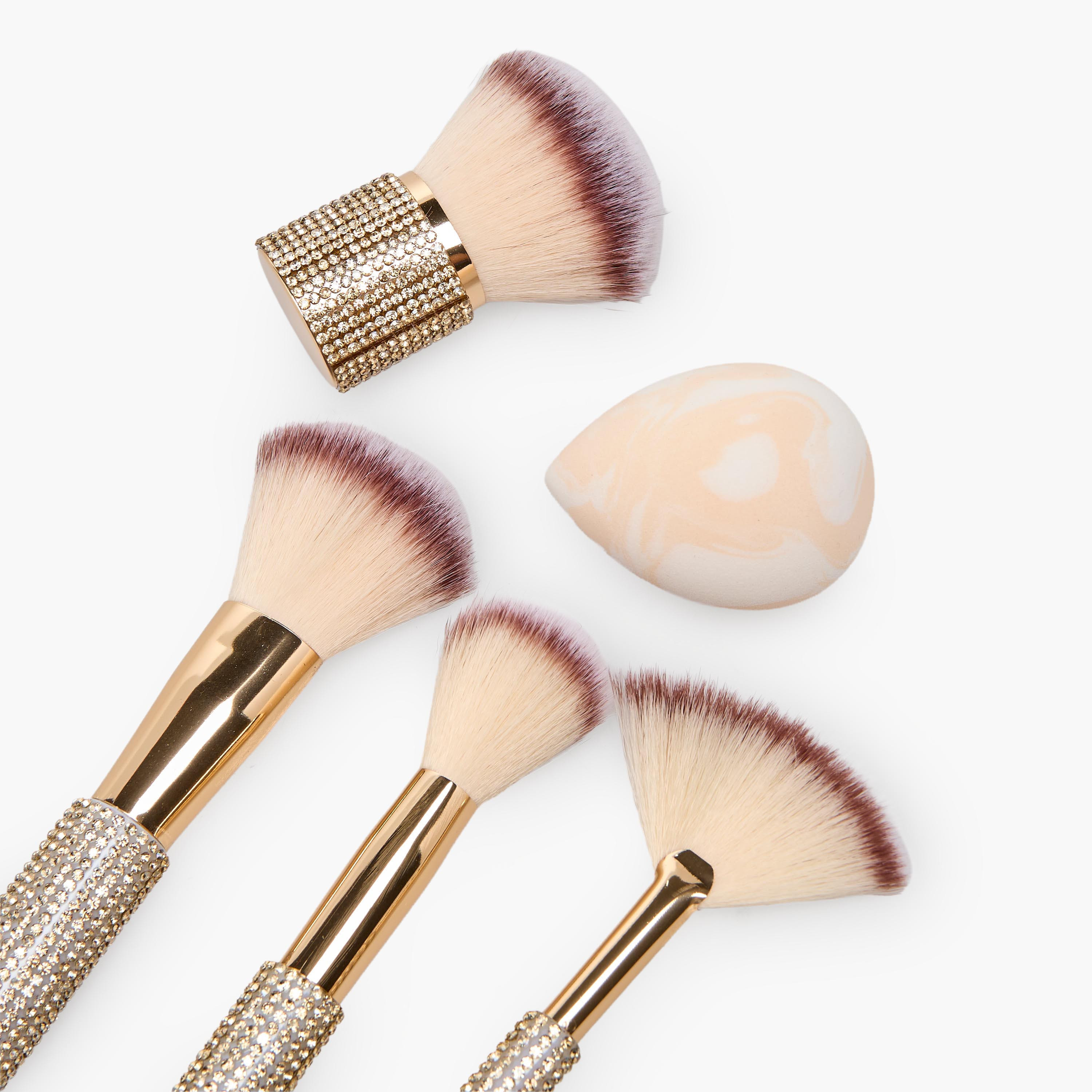 Findz 5-Piece Embellished Makeup Brush Set-beautyandpersonalcare-makeup-brushesandaccessories-brushes-image-5