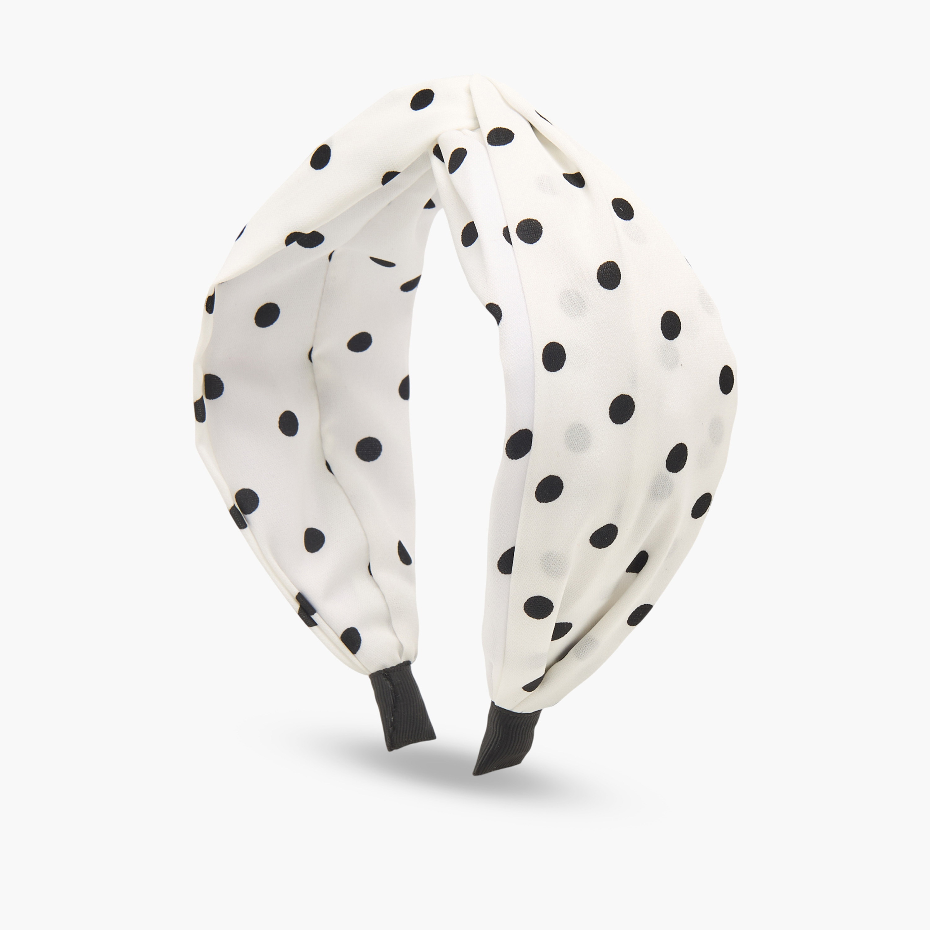 Polka Dot Knotted Headband-women-hairaccessories-bands-image-2