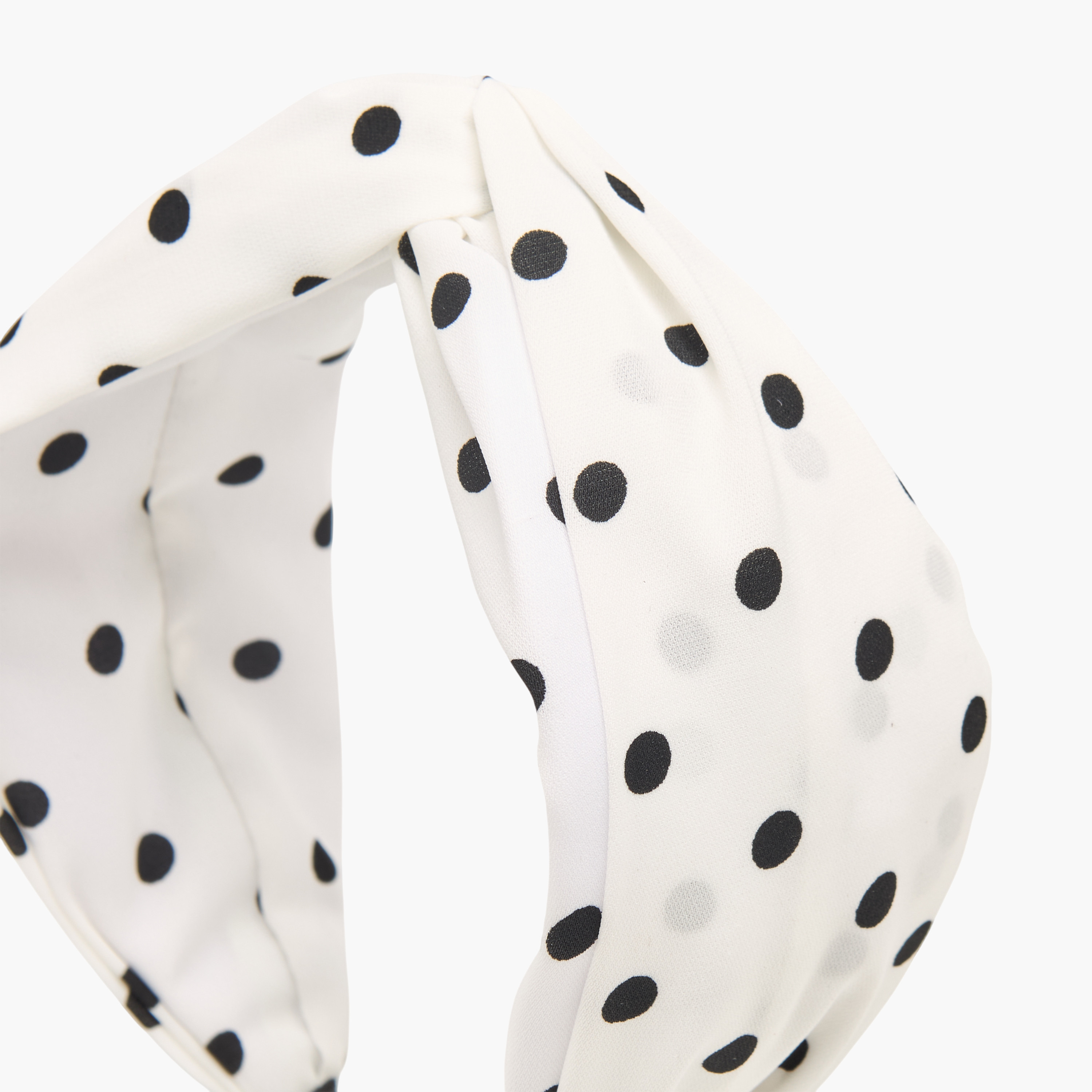 Polka Dot Knotted Headband-women-hairaccessories-bands-image-3