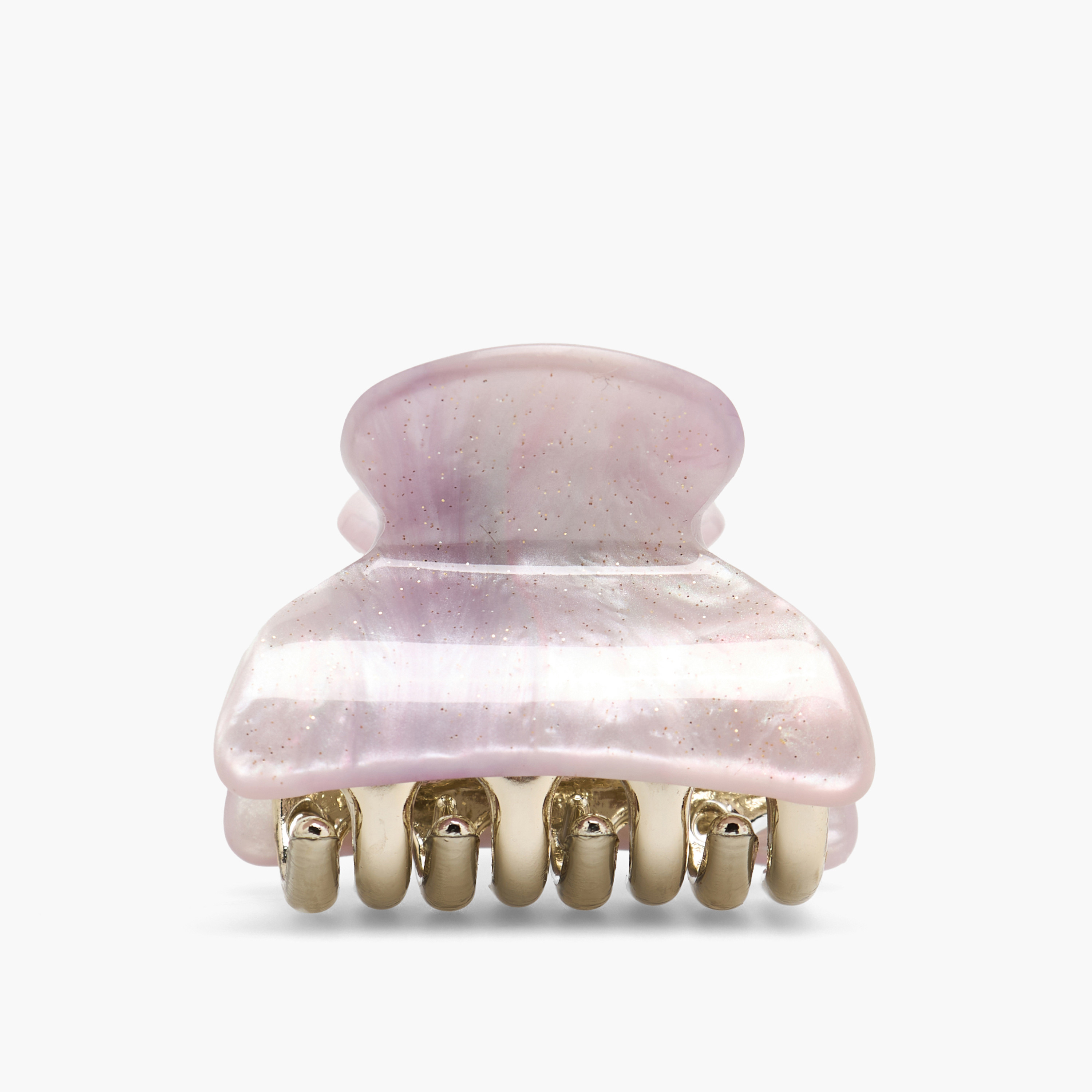 Pack of 3 Curved Hair Clamps with Marble Design-women-hairaccessories-clamps-image-3