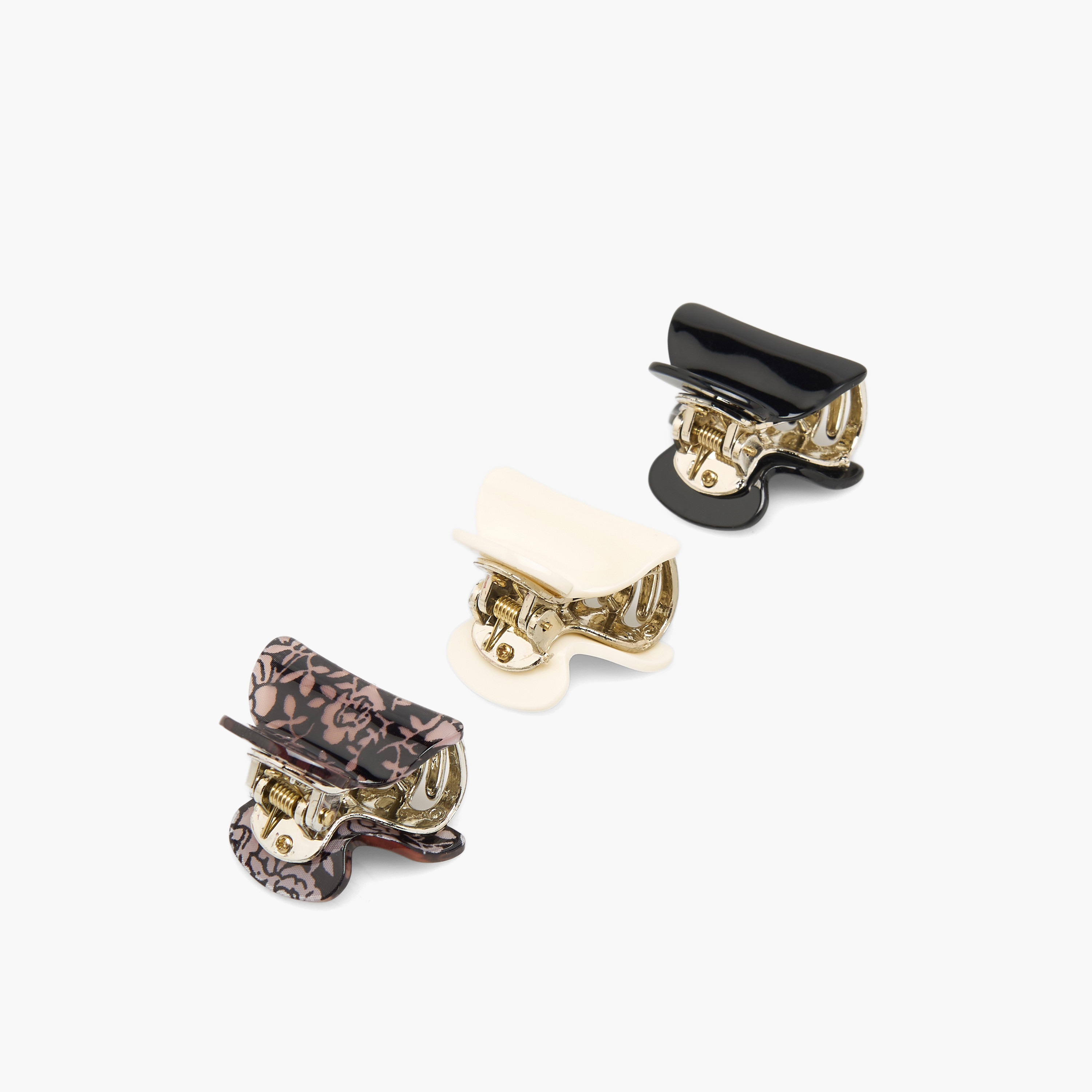 Pack of 3 Curved Hair Clamps with Assorted Design-women-hairaccessories-clamps-image-5