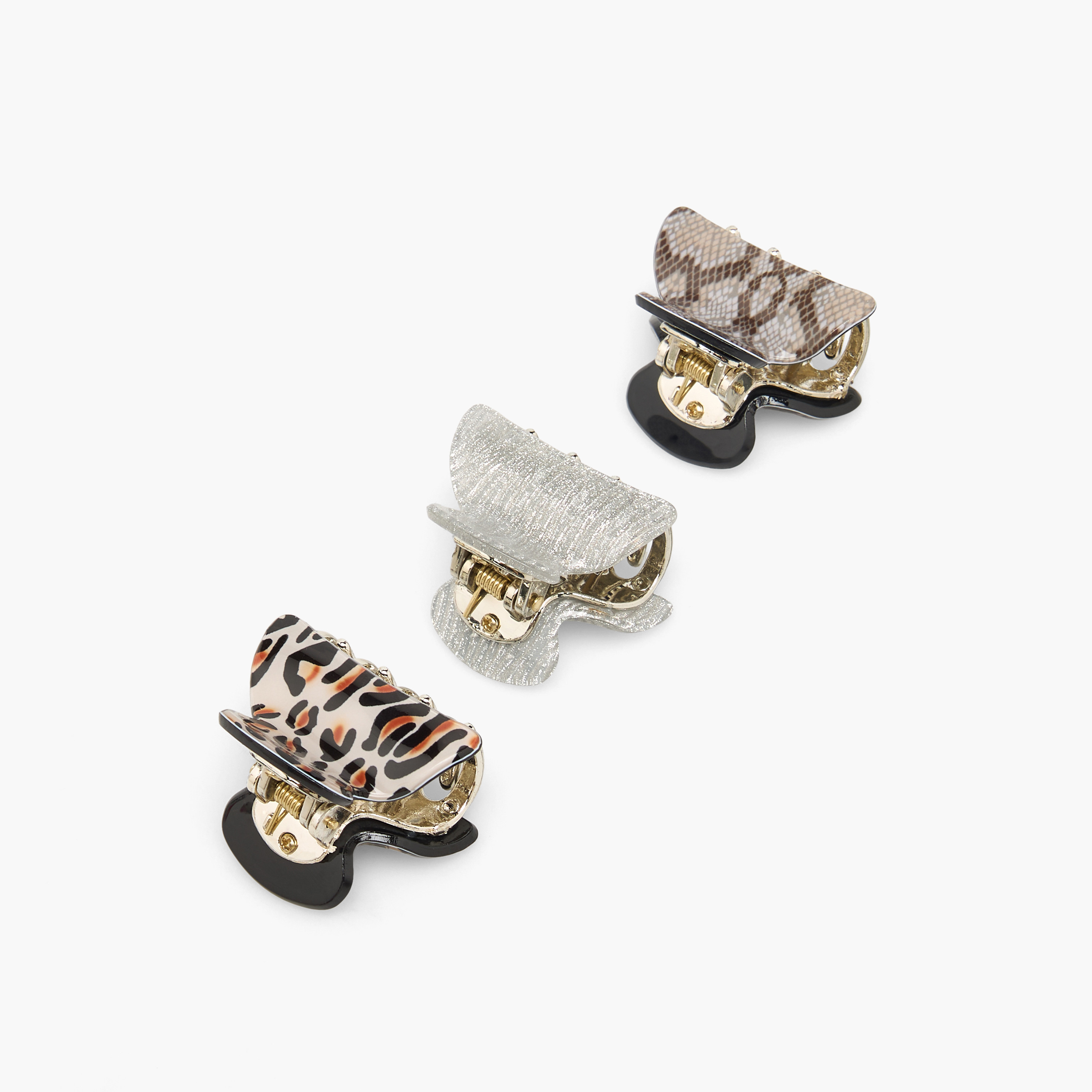 طقم مشابك شعر منحنية بطبعات حيوانات من 3 قطع-women-hairaccessories-clamps-image-5