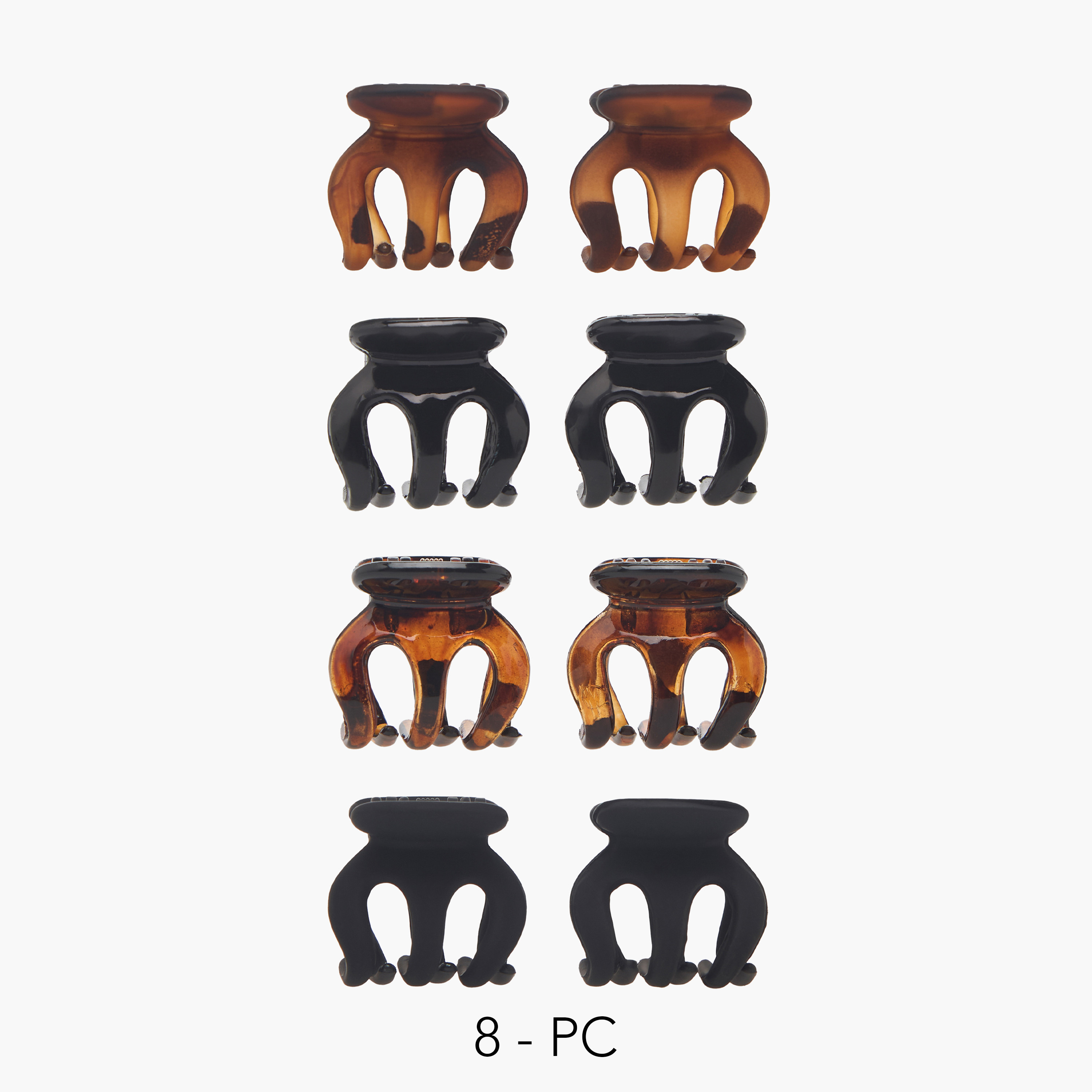 Pack of 8 - Printed Hair Clamps-women-hairaccessories-clamps-image-1