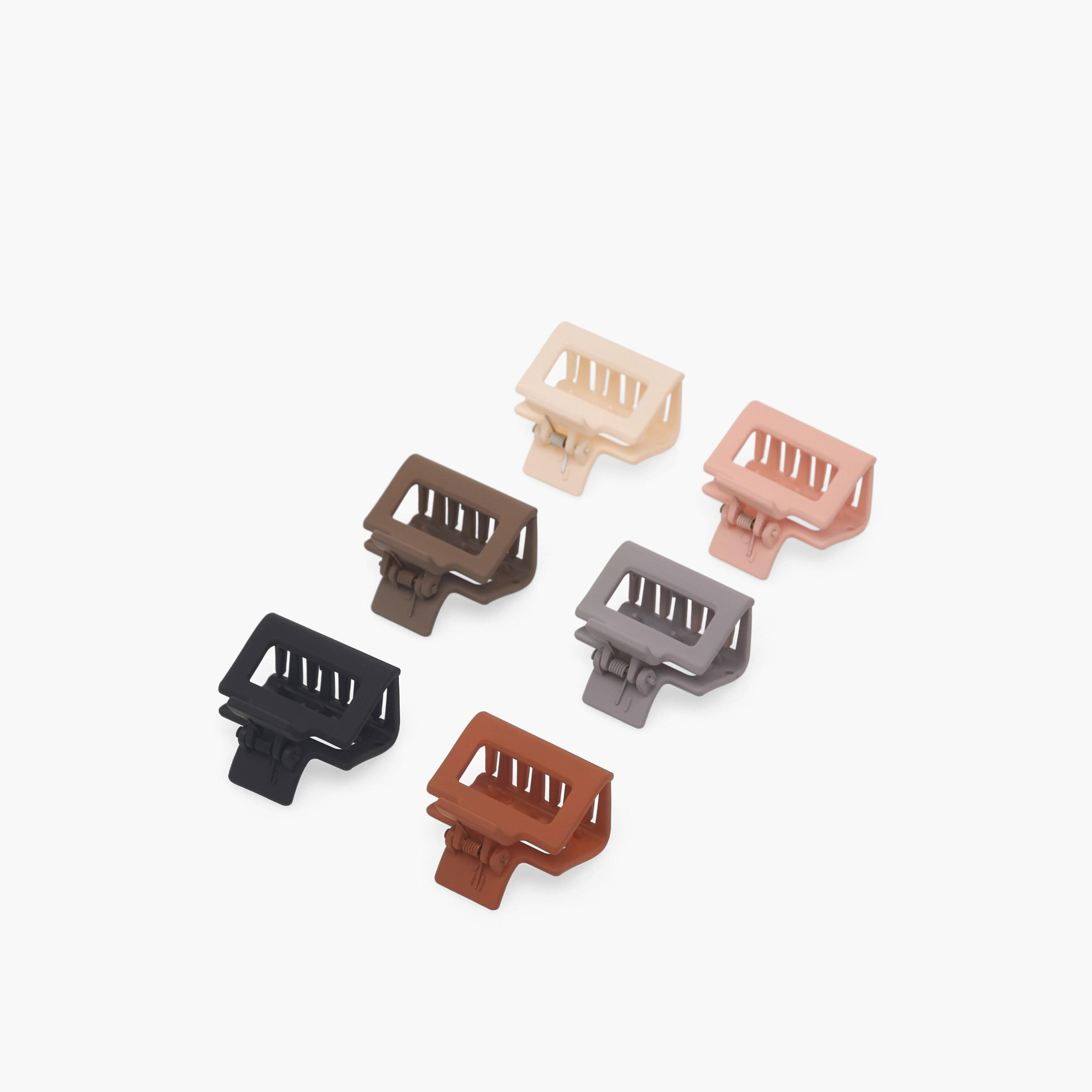 مشابك شعر سادة - طقم 6 قطع-women-hairaccessories-clamps-image-8