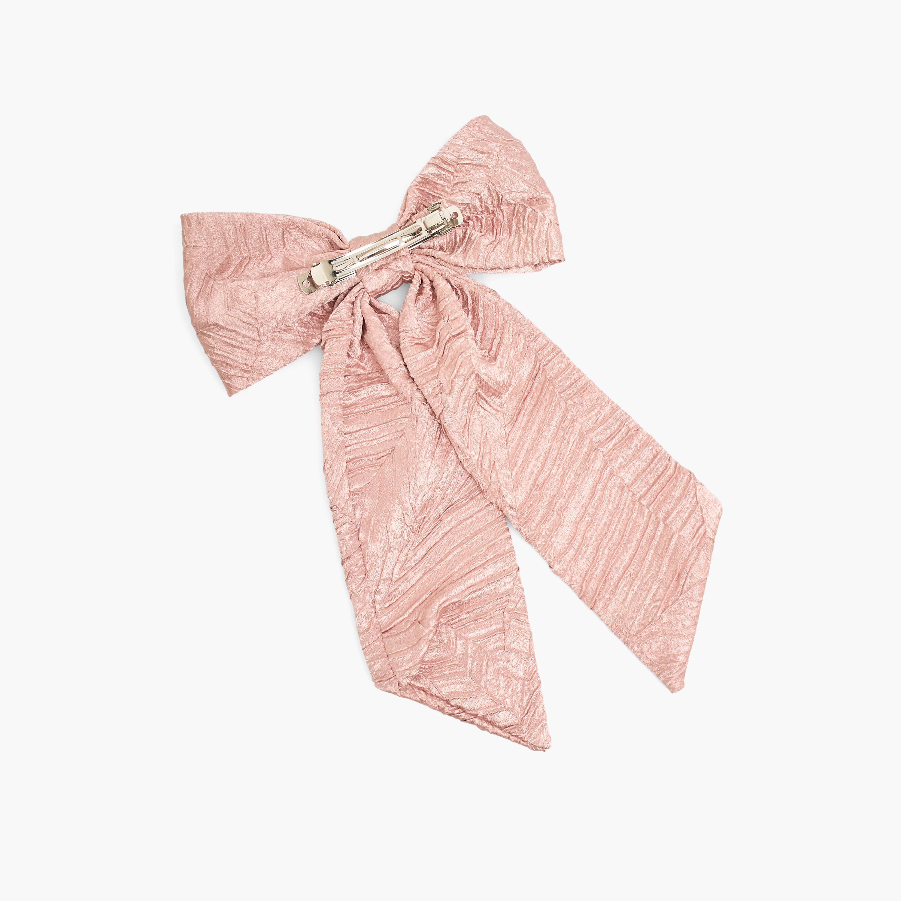 مشبك شعر بفيونكة بارزة الملمس-women-hairaccessories-clips-image-3