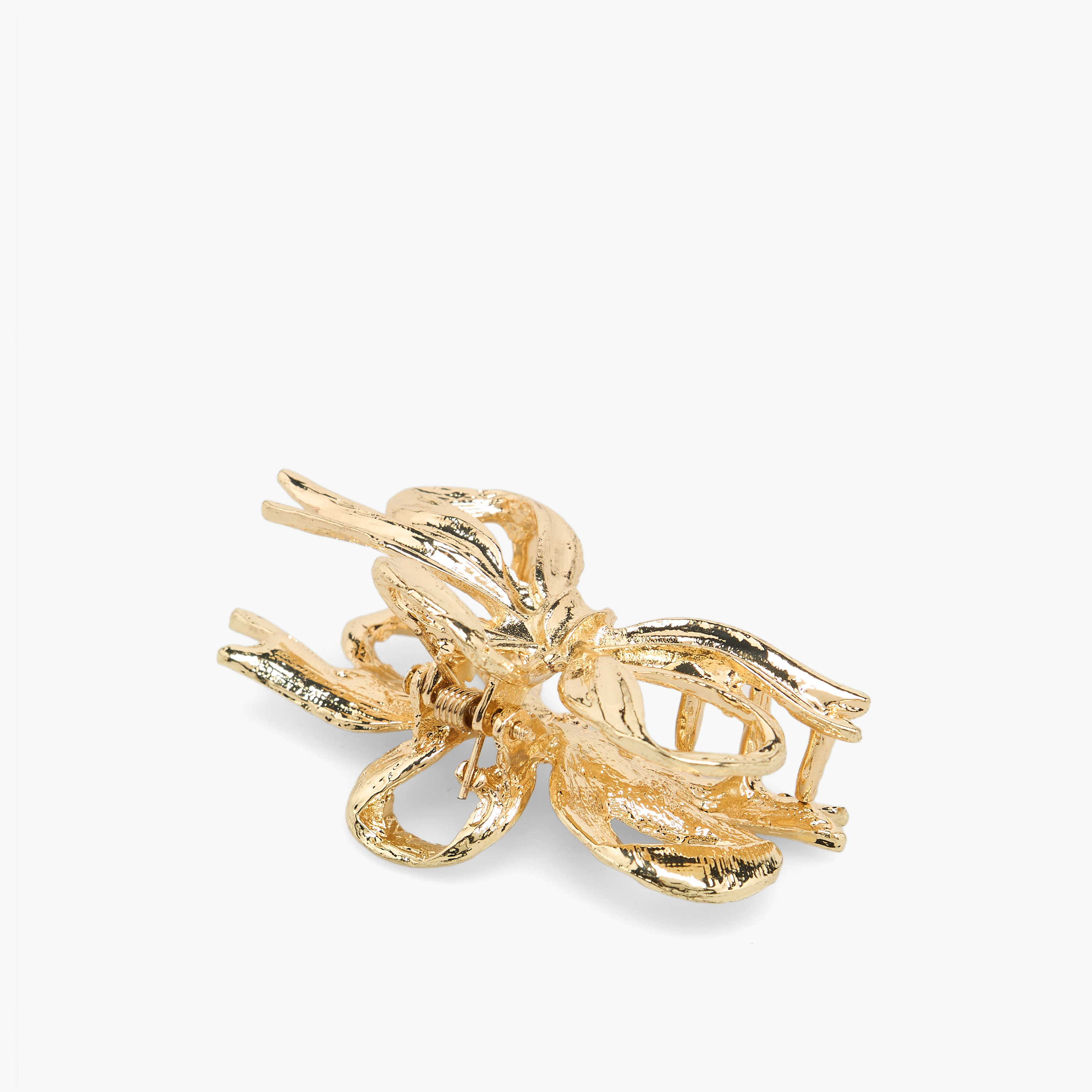 Metallic Bow Hair Claw-women-hairaccessories-clamps-image-2