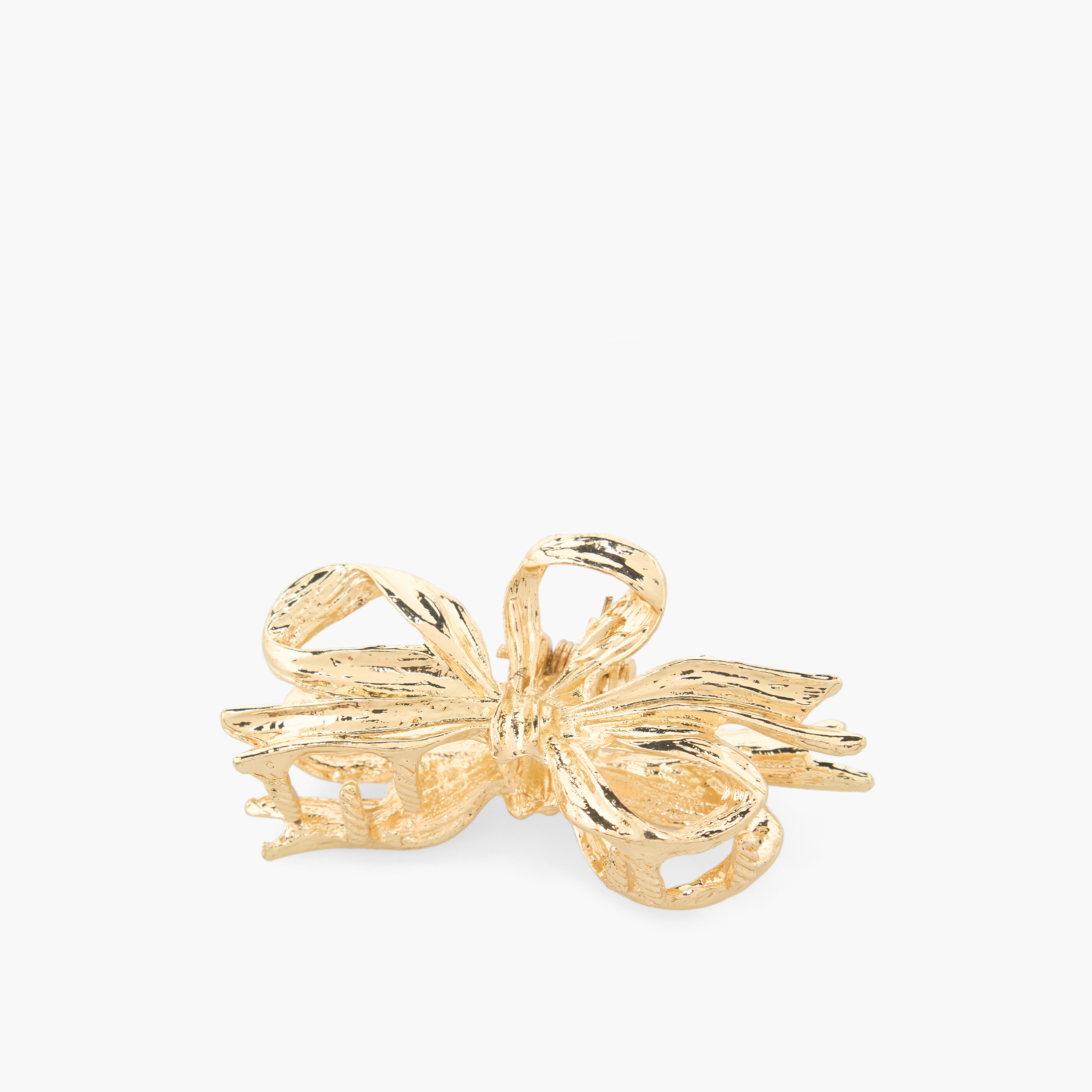 Metallic Bow Hair Claw-women-hairaccessories-clamps-image-3