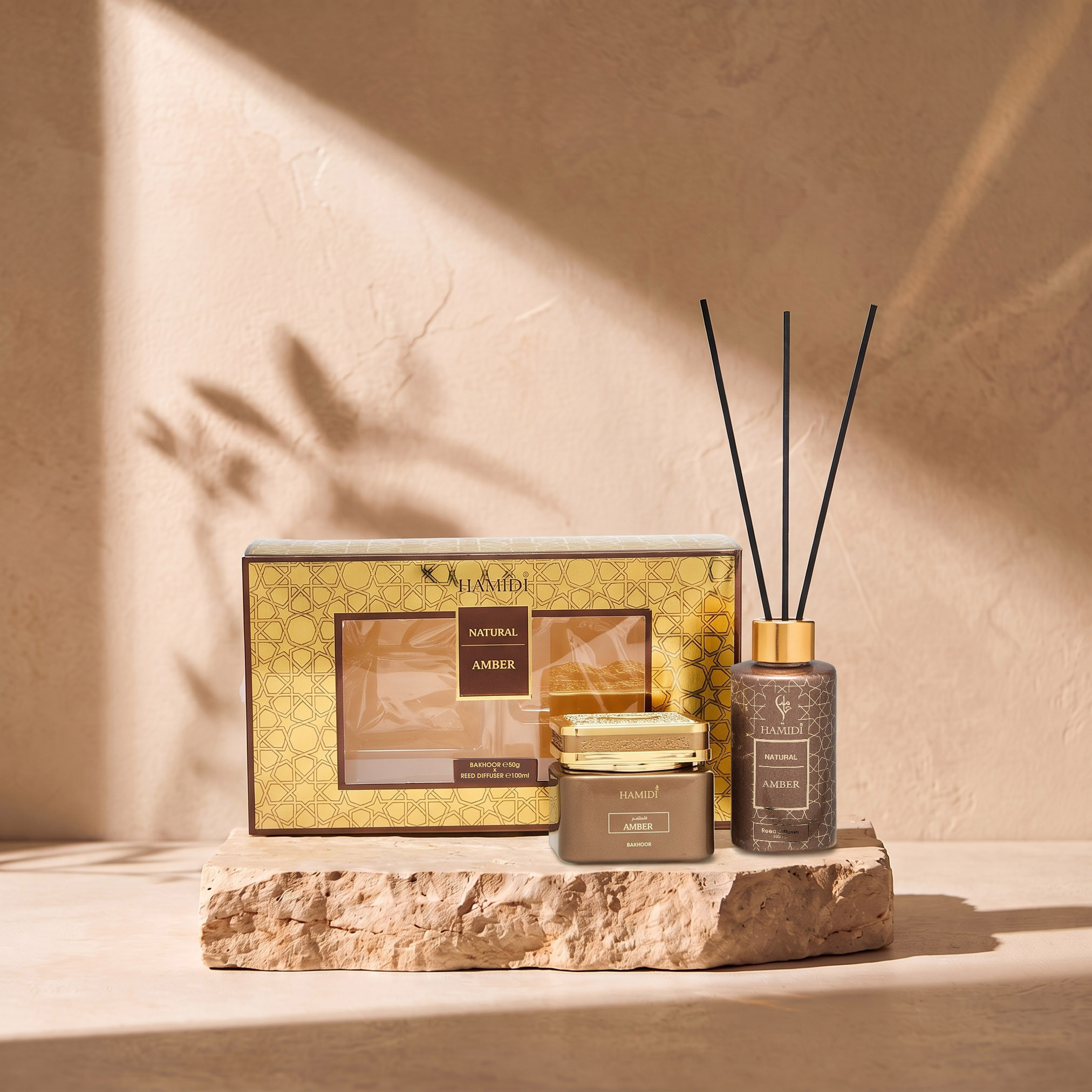 Hamidi 2-Piece Natural Amber Muattar and Reed Diffuser Gift Set-household-homefragrance-fragrancegiftset-image-6
