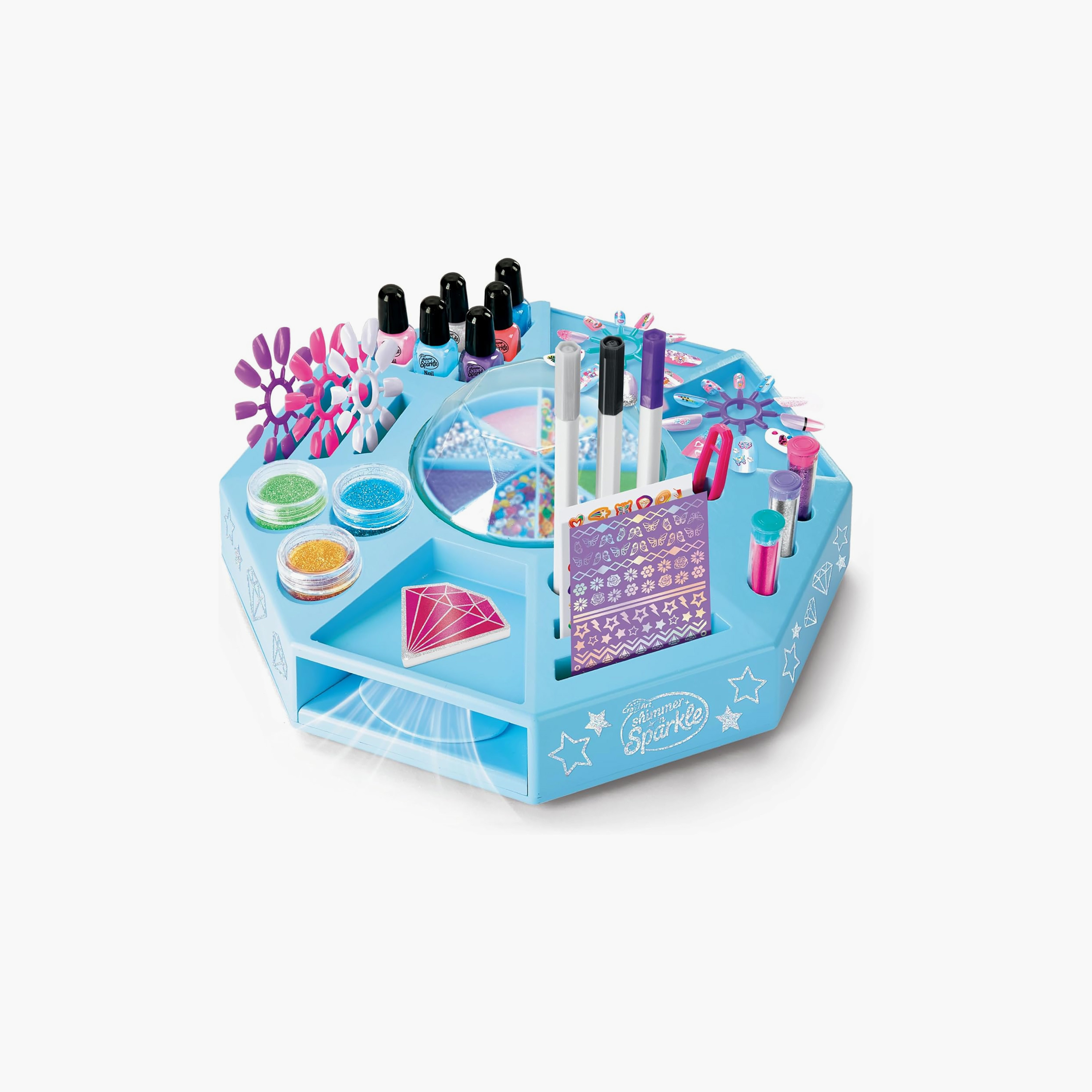 Shimmer N Sparkle Nail Art Studio Set-toys-roleplay-makeupandcosmeticsets-image-2