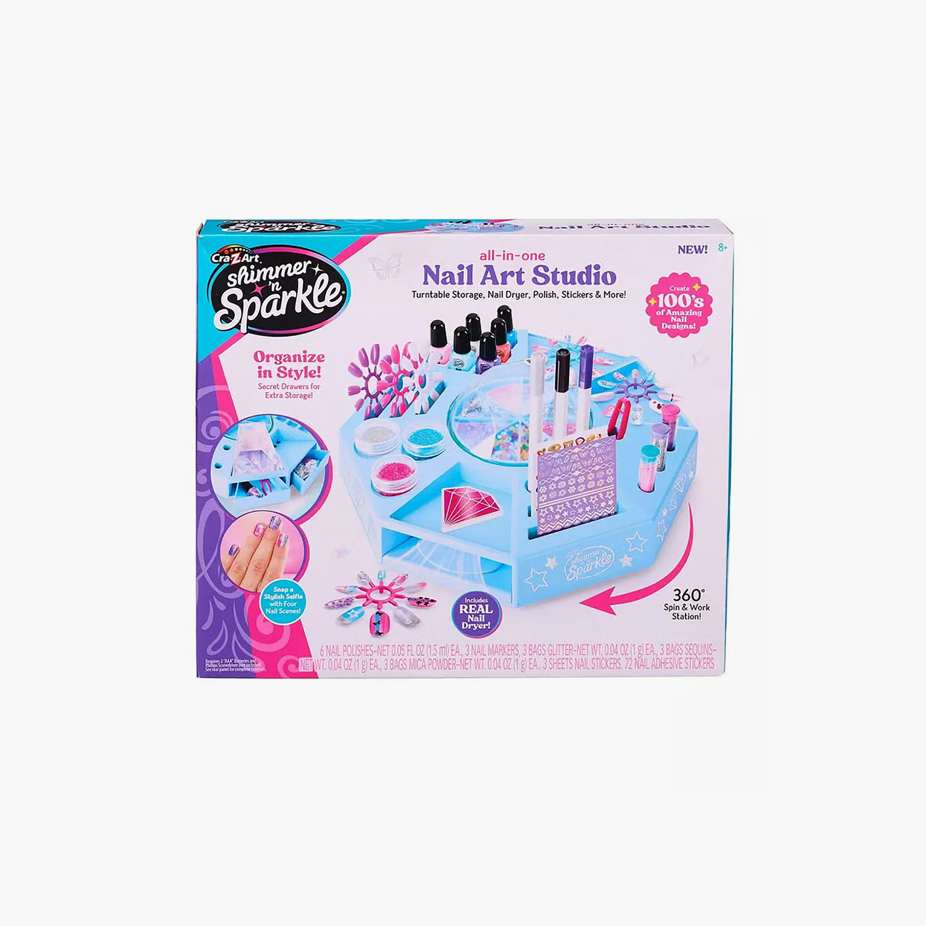 Shimmer N Sparkle Nail Art Studio Set-toys-roleplay-makeupandcosmeticsets-image-7