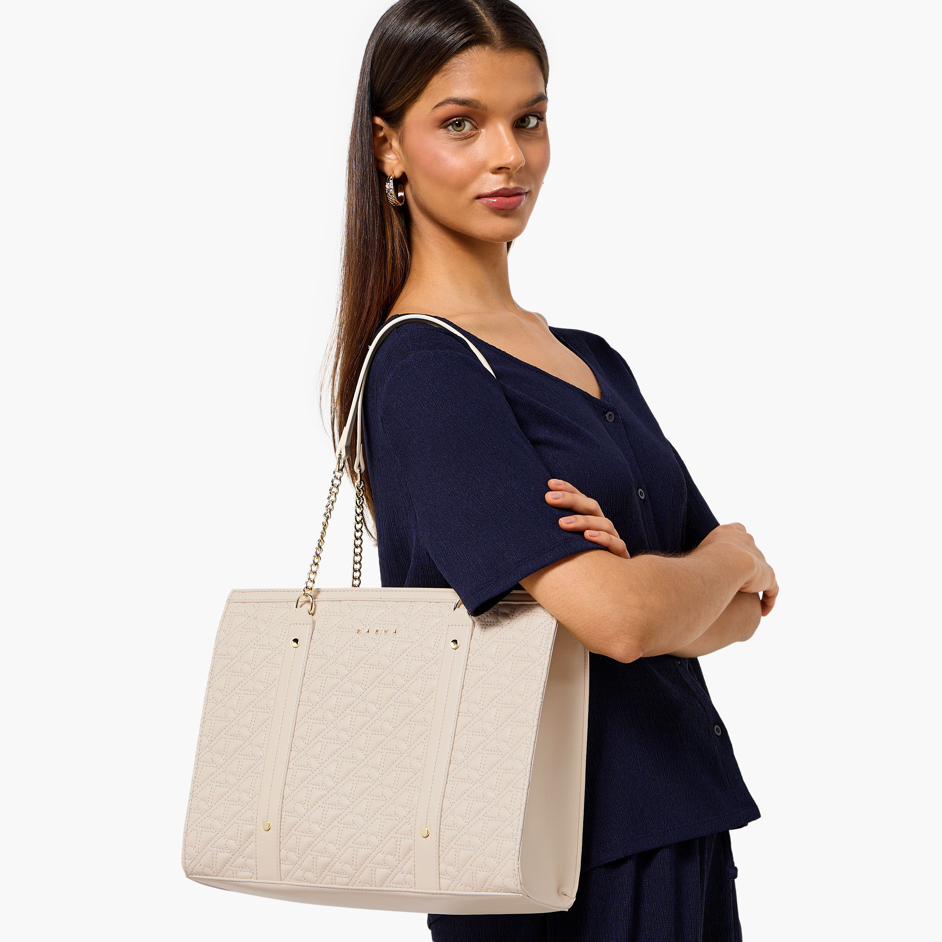 شنطة توتي مبطنة بمقابض مزدوجة من ساشا-women-bagsandwallets-handbags-image-2