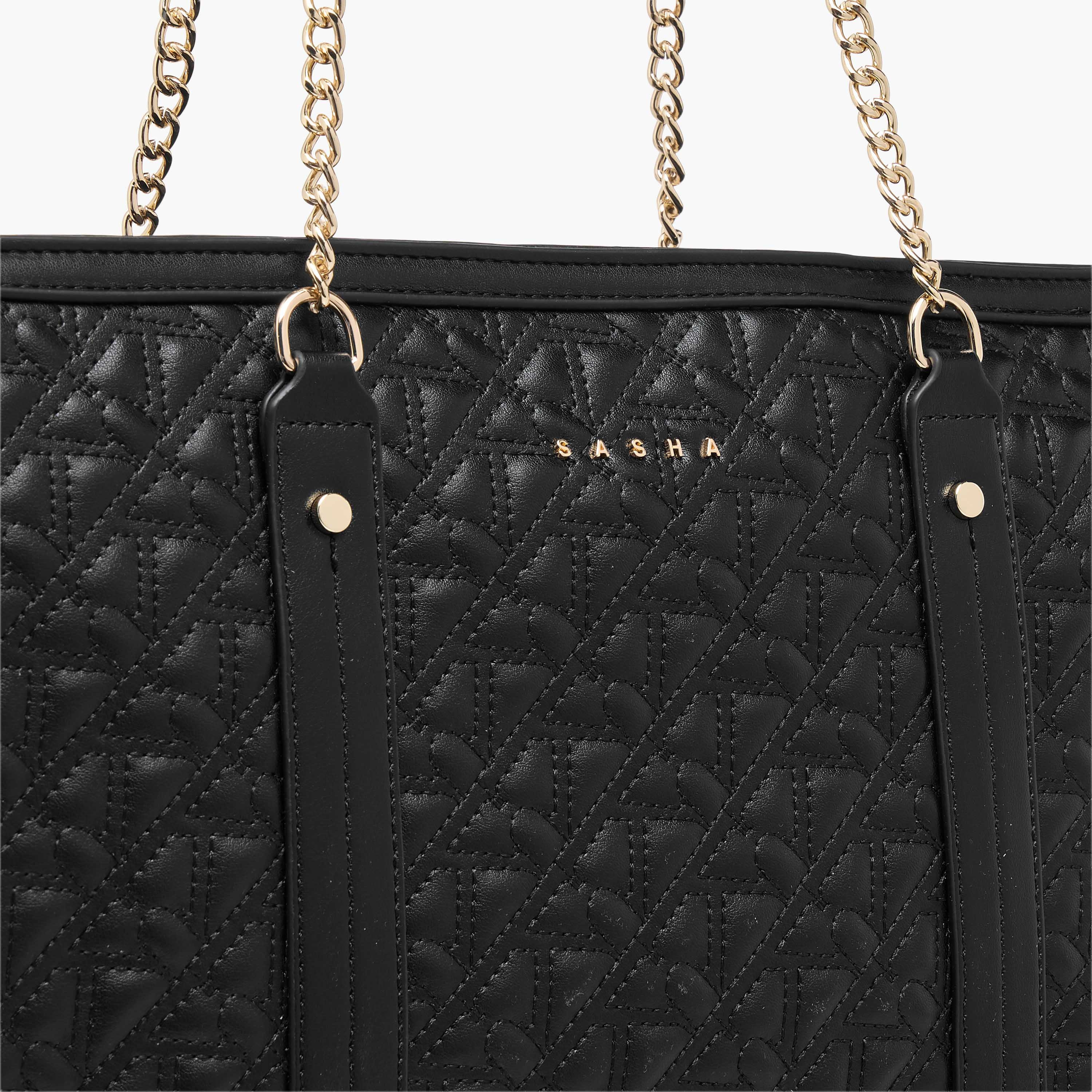 Sasha Quilted Tote Bag with Double Handle-women-bagsandwallets-handbags-image-5