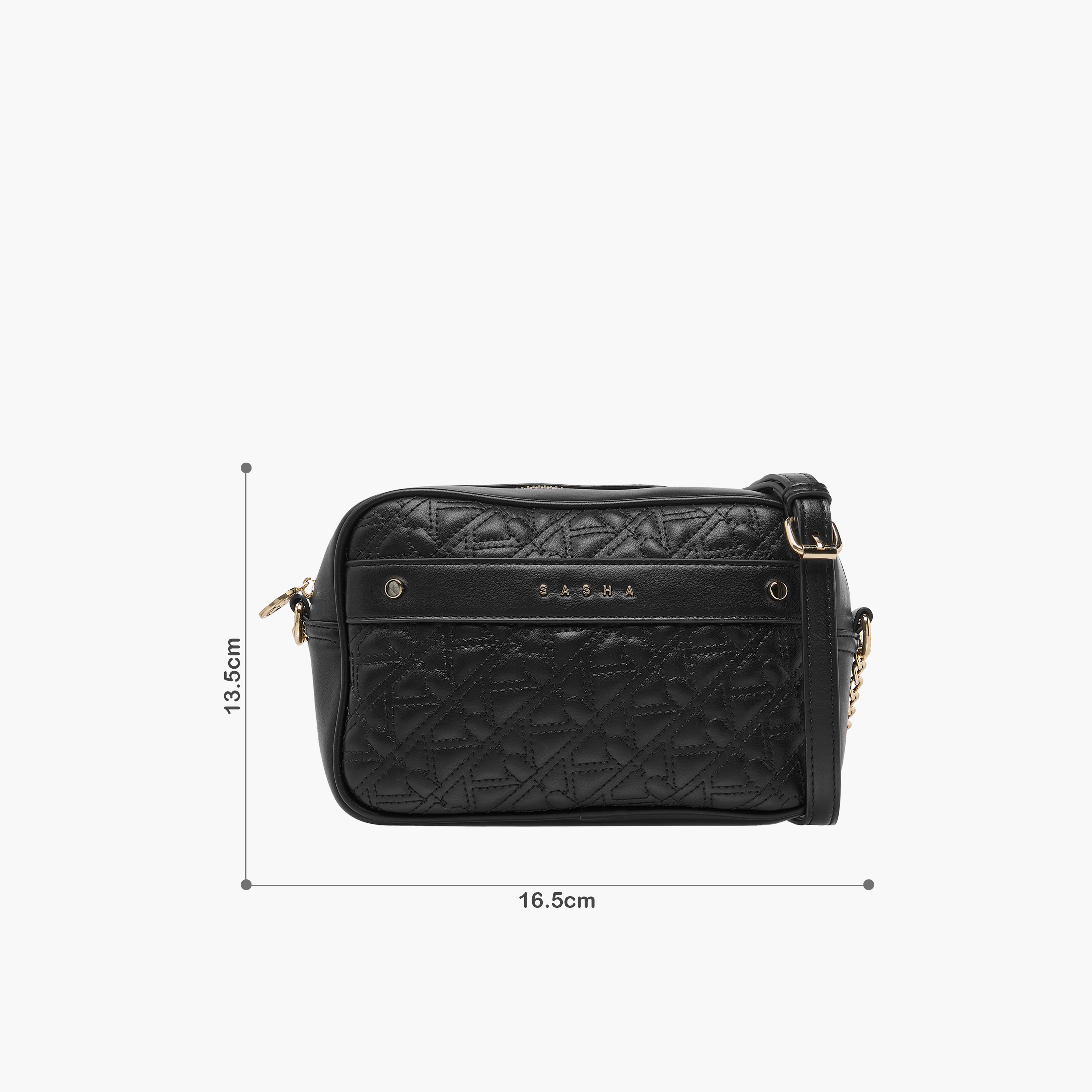 Sasha Quilted Crossbody Bag with Adjustable Strap-women-bagsandwallets-handbags-image-2