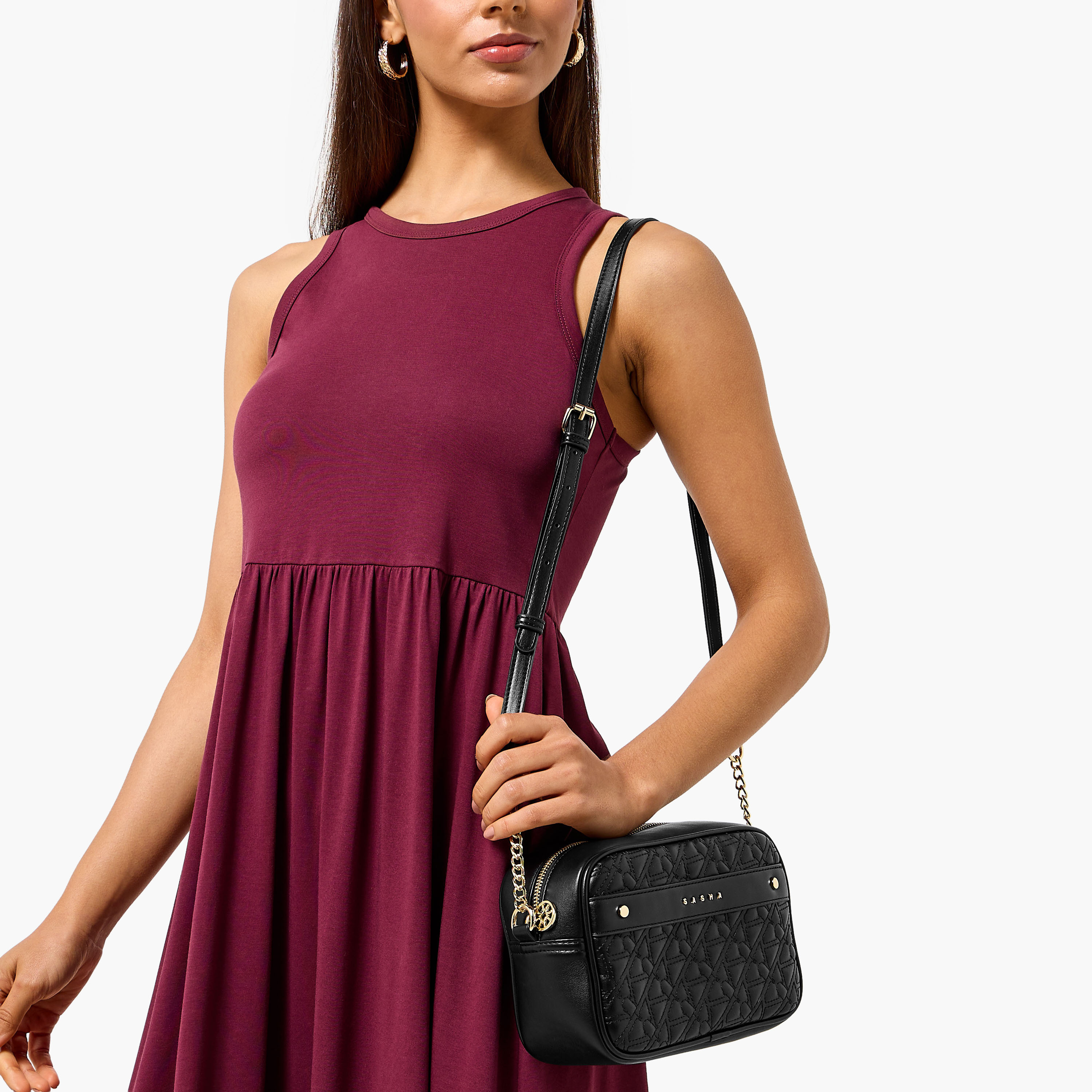 Sasha Quilted Crossbody Bag with Adjustable Strap-women-bagsandwallets-handbags-image-3