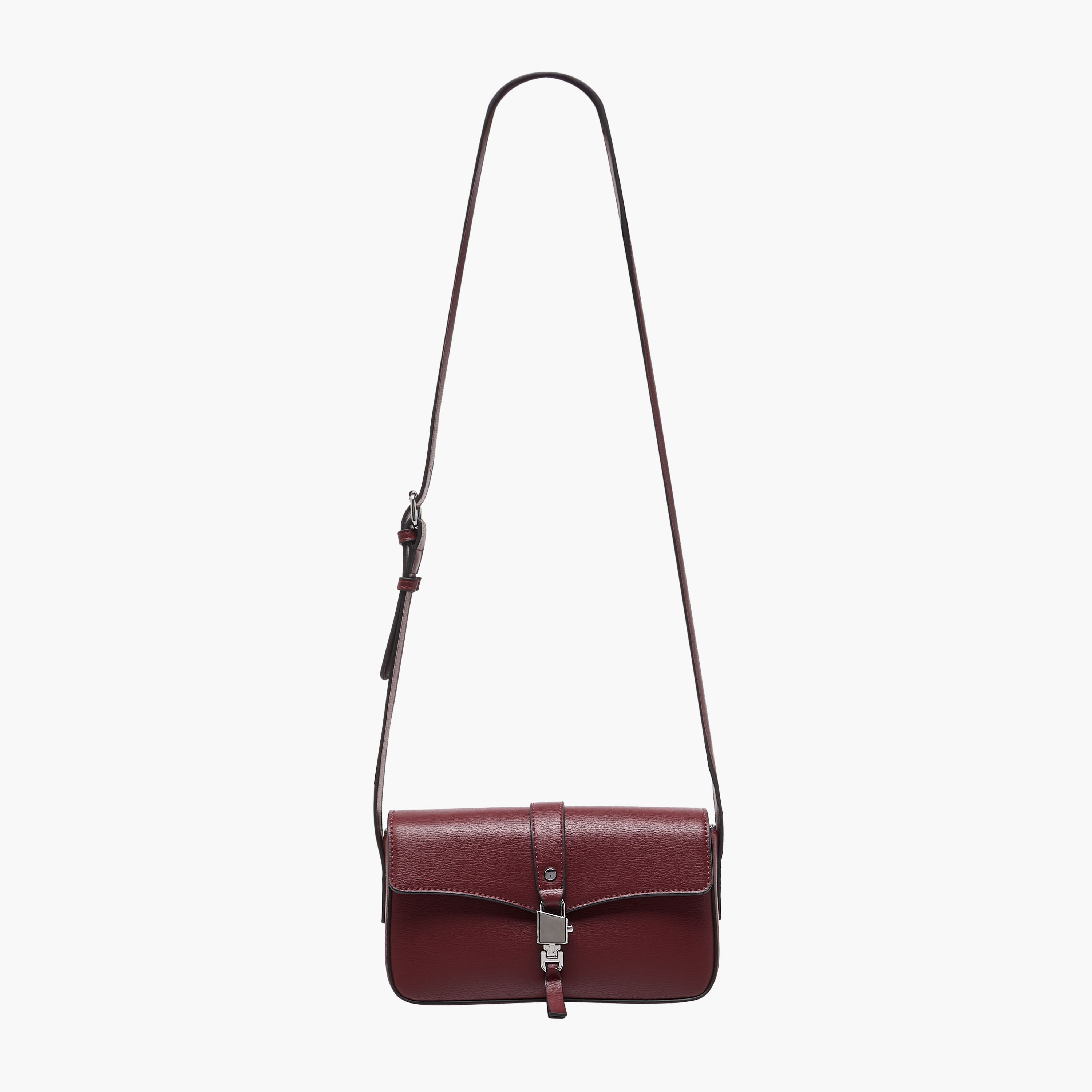Sasha Solid Crossbody Bag with Adjustable Strap-women-bagsandwallets-handbags-image-3