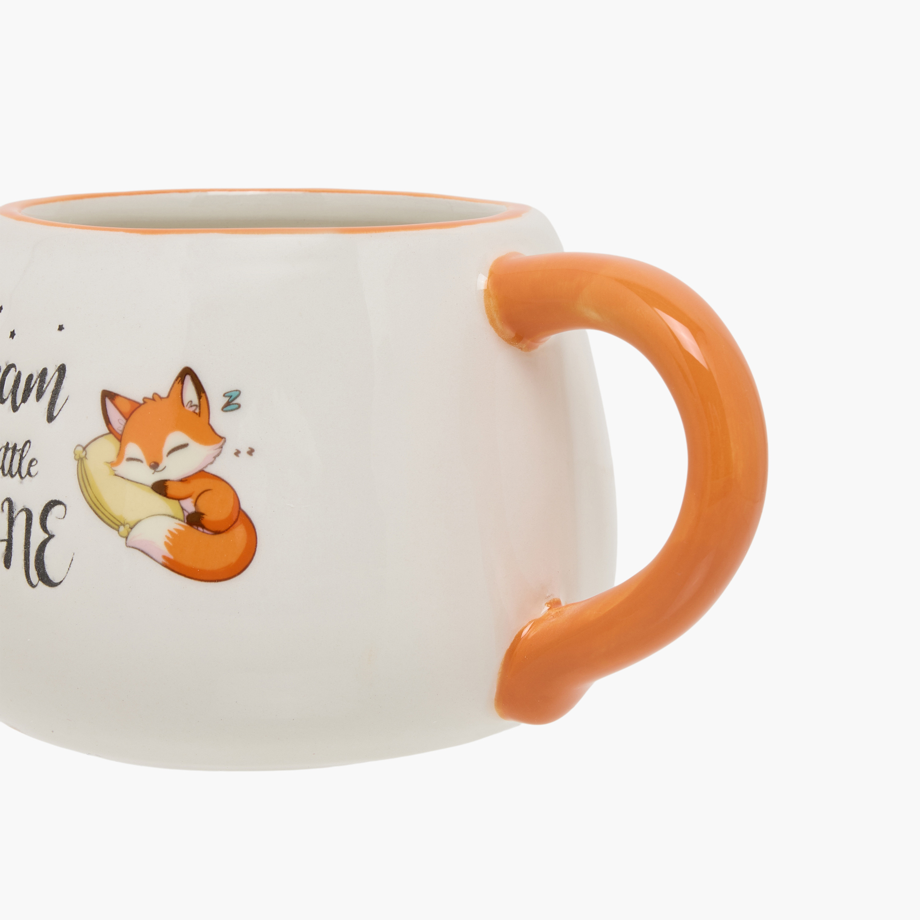 Fox Print Dolomite Mug - 440 ml-household-dining-teaandcoffee-mugsandcups-image-3
