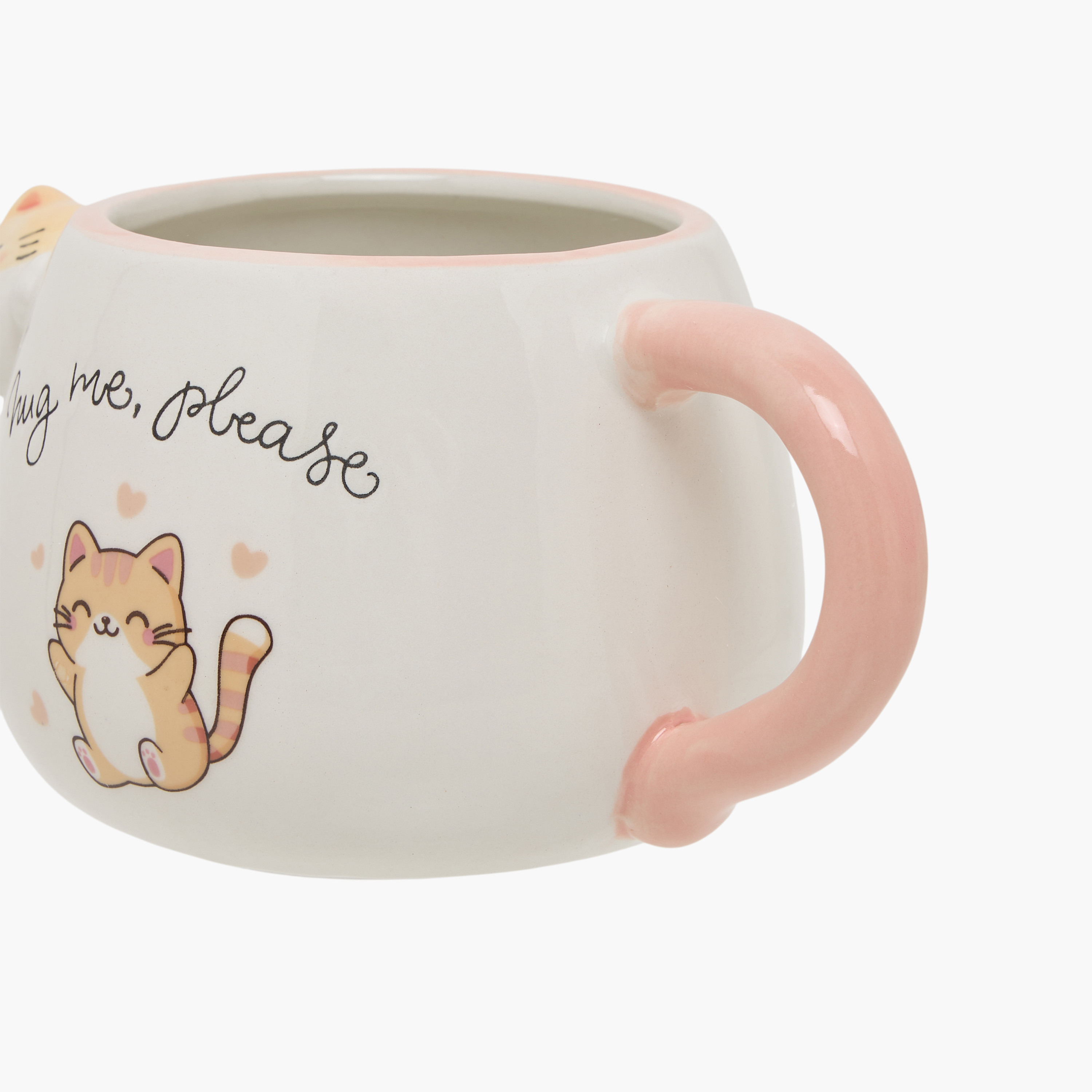 Cat Print Dolomite Mug - 440 ml-household-dining-teaandcoffee-mugsandcups-image-3