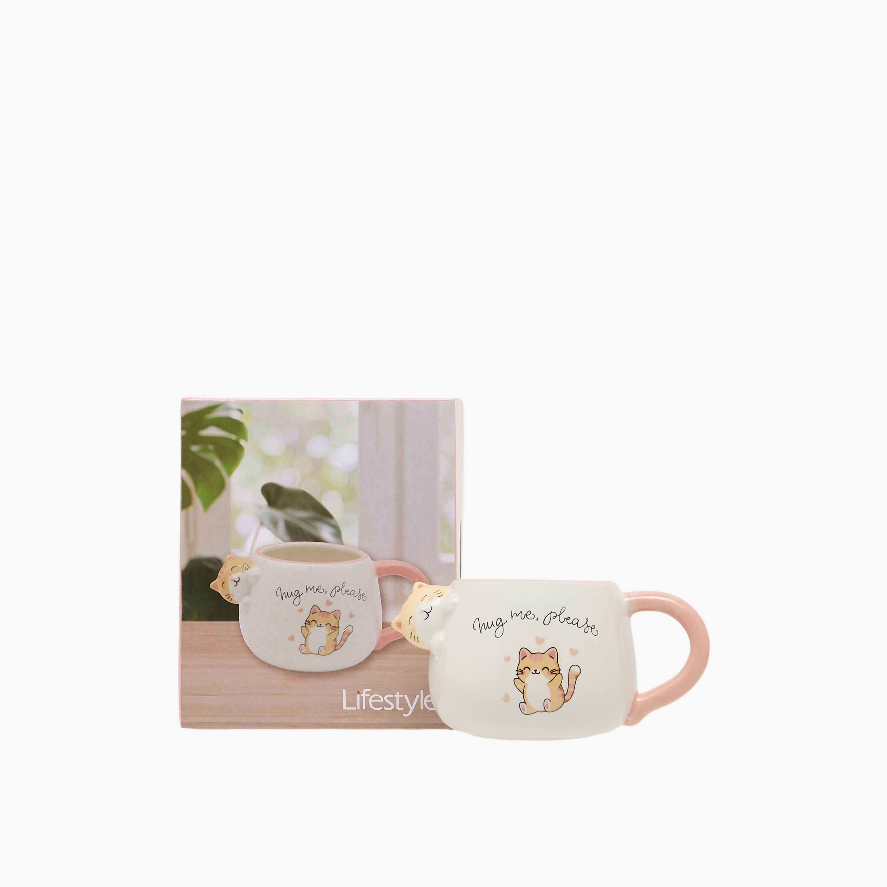 Cat Print Dolomite Mug - 440 ml-household-dining-teaandcoffee-mugsandcups-image-5