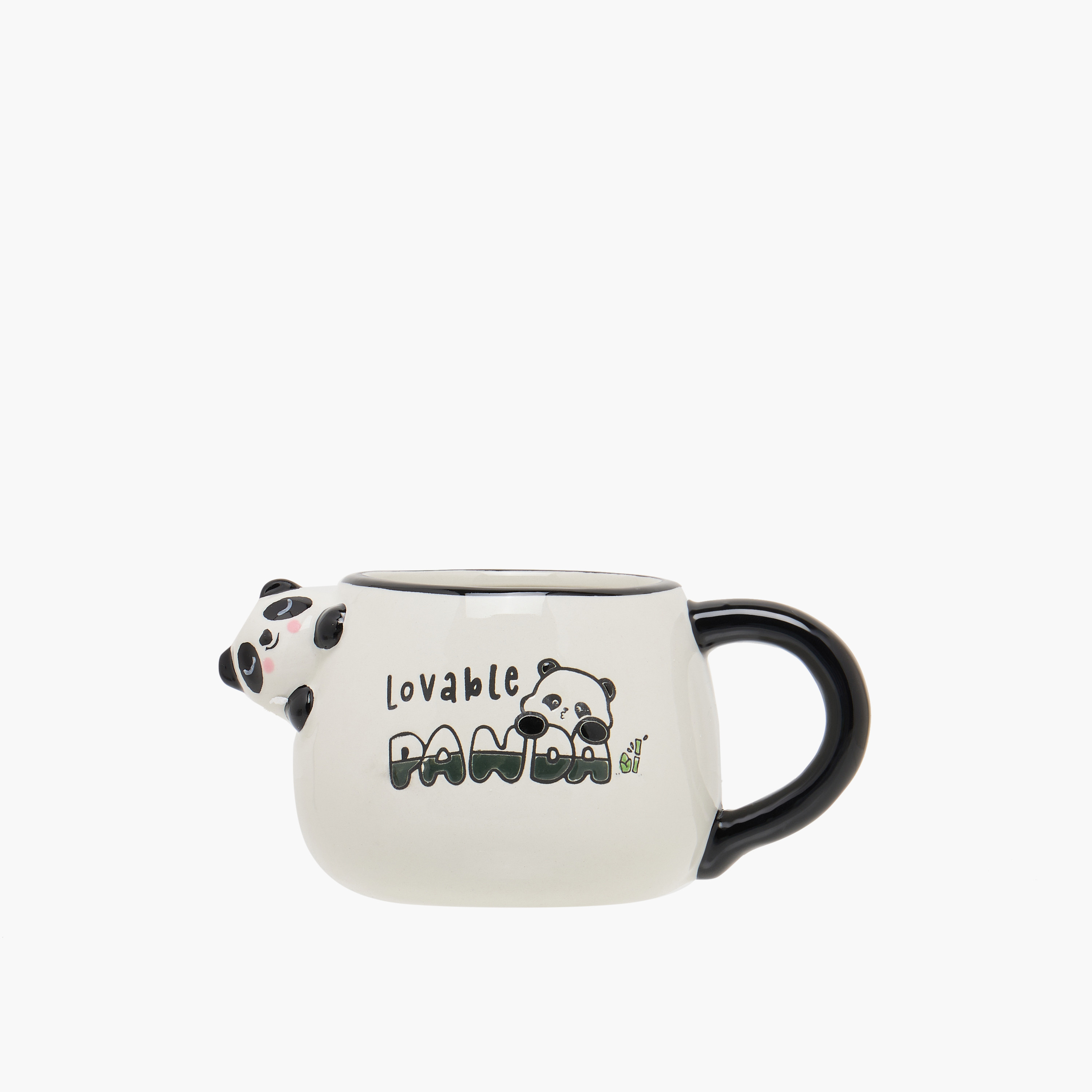 Panda Print Dolomite Mug - 440 ml-household-dining-teaandcoffee-mugsandcups-image-1