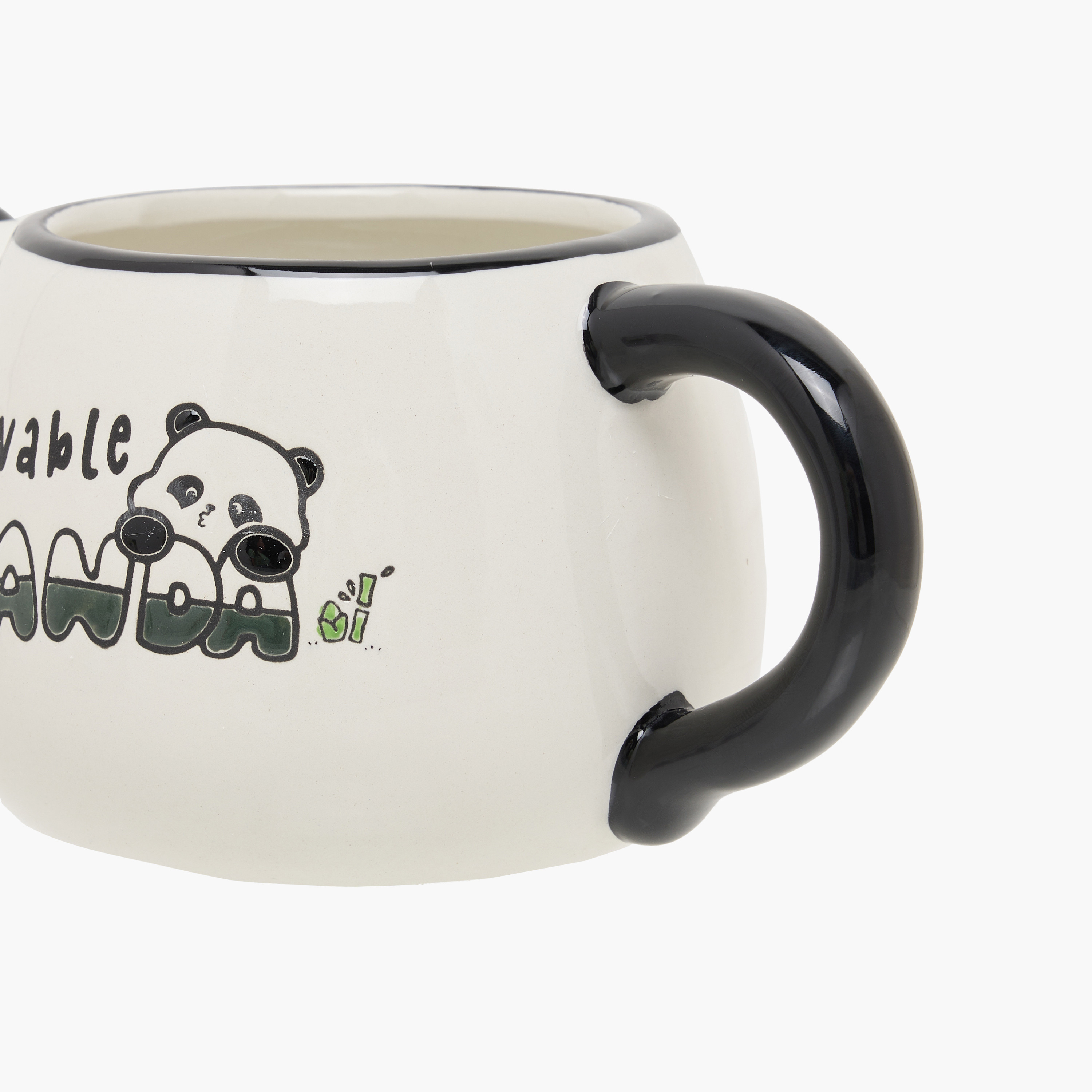 Panda Print Dolomite Mug - 440 ml-household-dining-teaandcoffee-mugsandcups-image-3