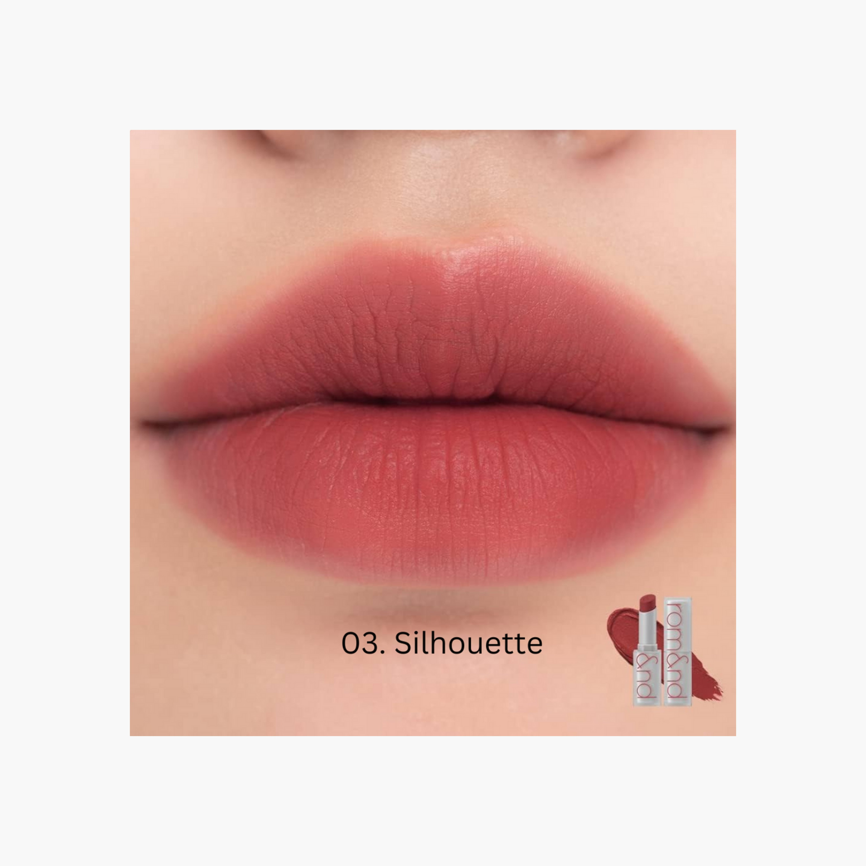 Rom&nd Zero Matte Lipstick - 03 Silhouette-beautyandpersonalcare-makeup-lips-lipsticks-image-6