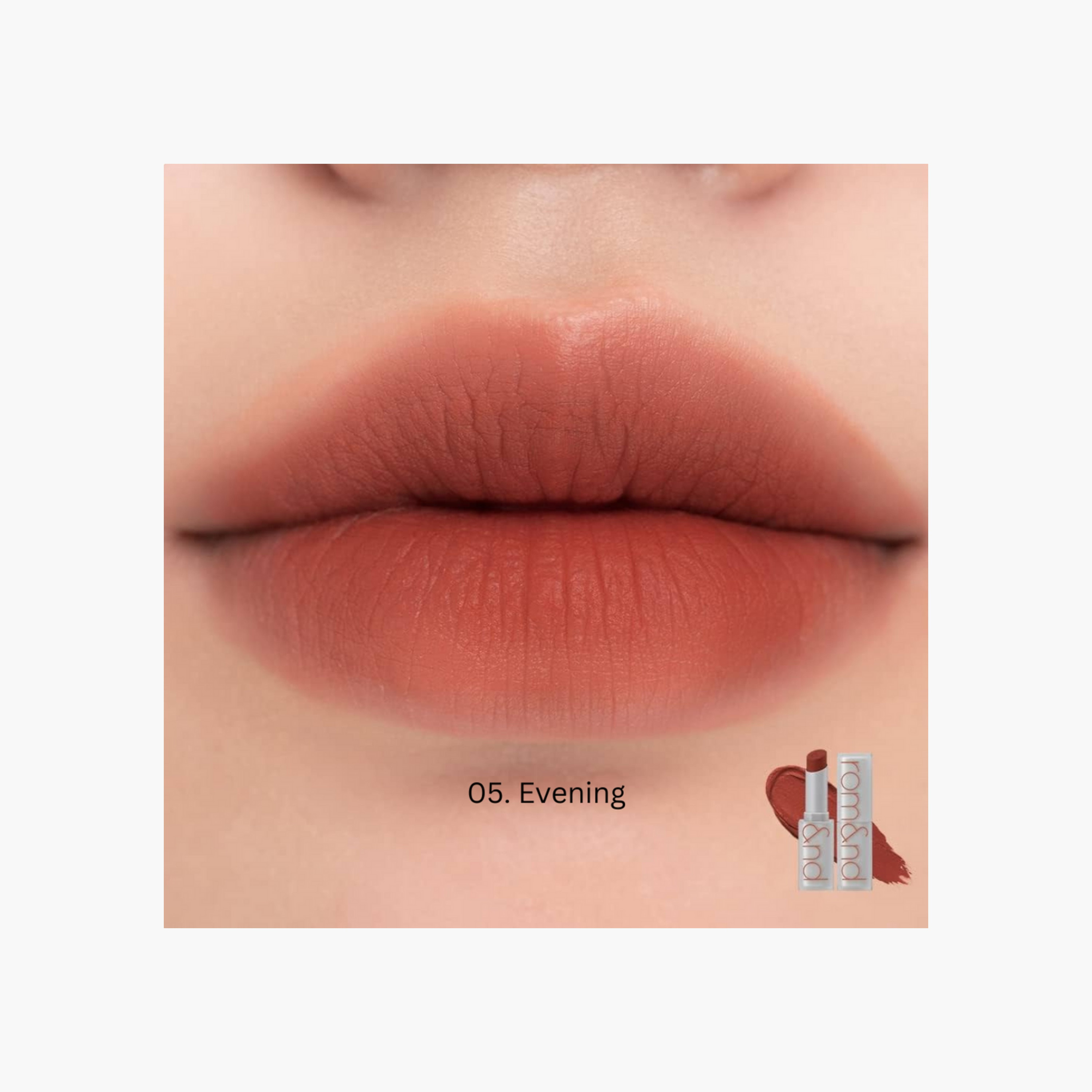 Rom&nd Zero Matte Lipstick - 05 Evening-beautyandpersonalcare-makeup-lips-lipsticks-image-5