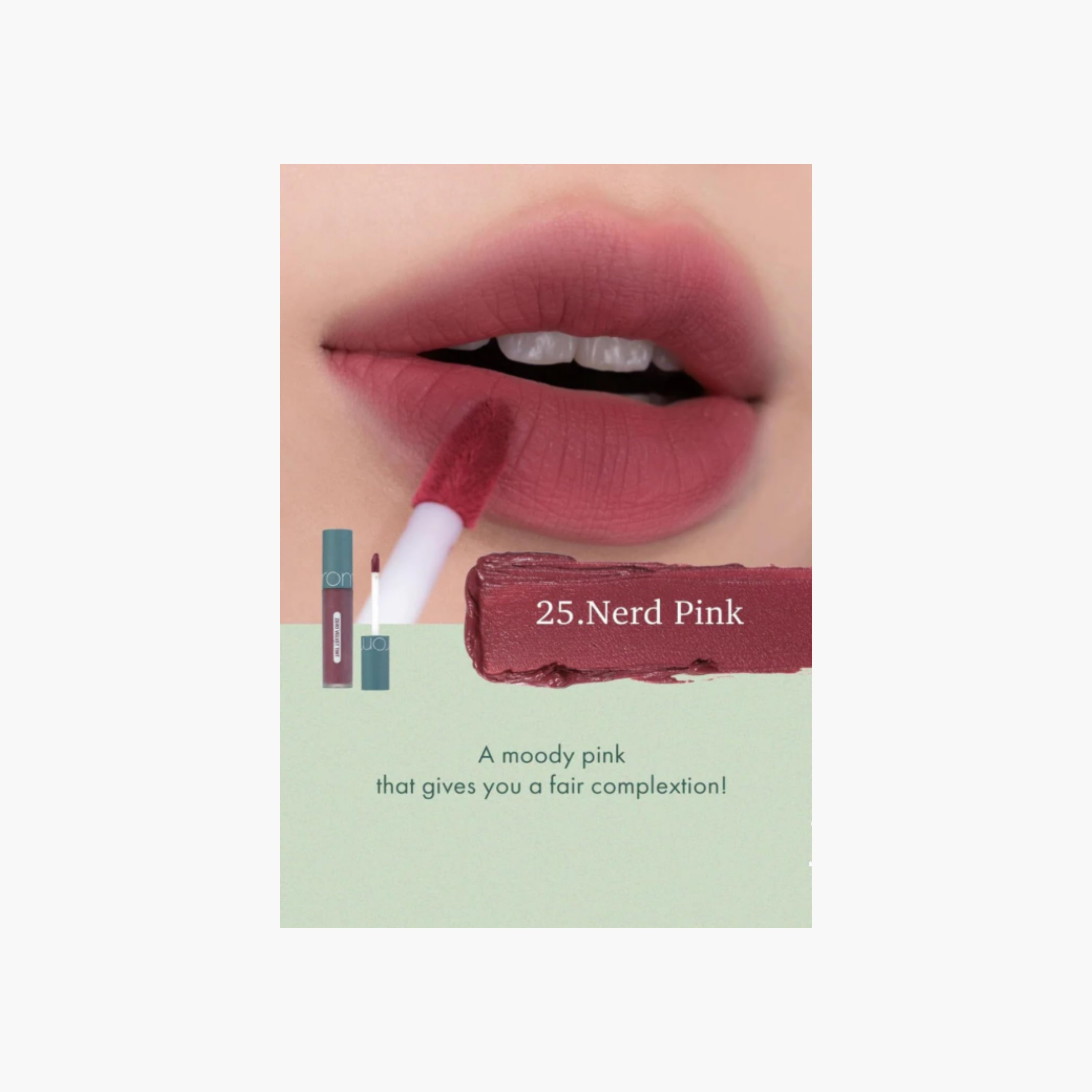 Rom&nd Zero Velvet Lip Tint - 25 Nerd Pink-beautyandpersonalcare-kbeauty-makeup-lips-lipsticks-image-2