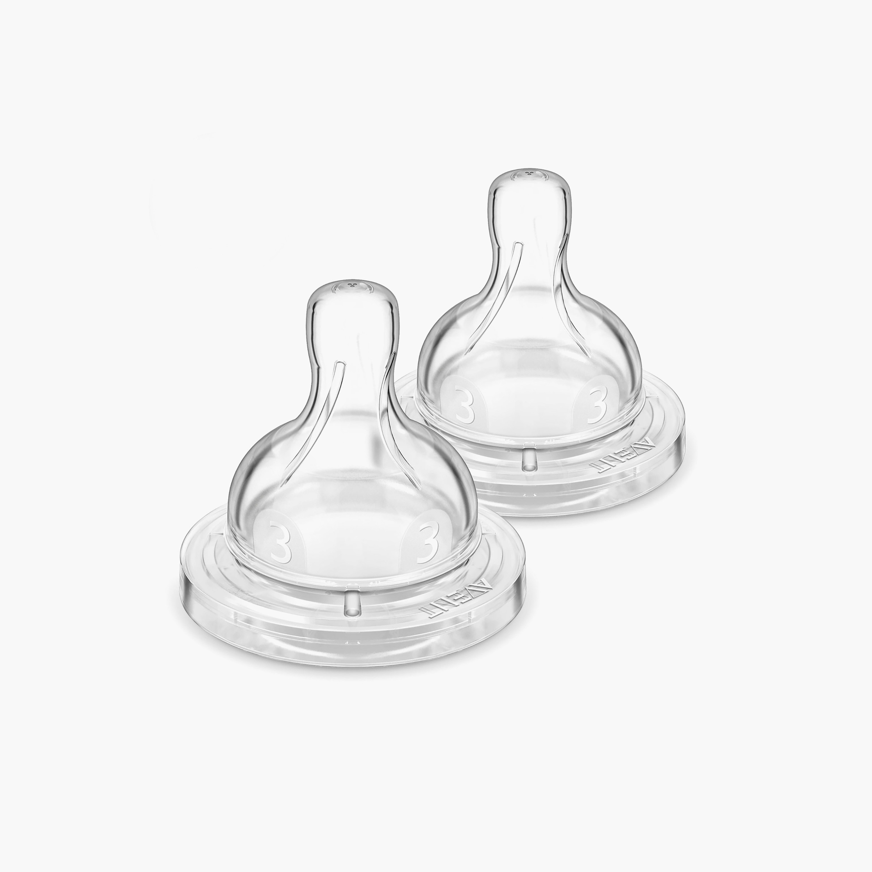 حلمات سيليكون فلو 3 أفينت من فيليبس - عبوة من قطعتين - 3 أشهر فأكثر-baby-feeding-feedingbottles-bottlesandteats-image-1