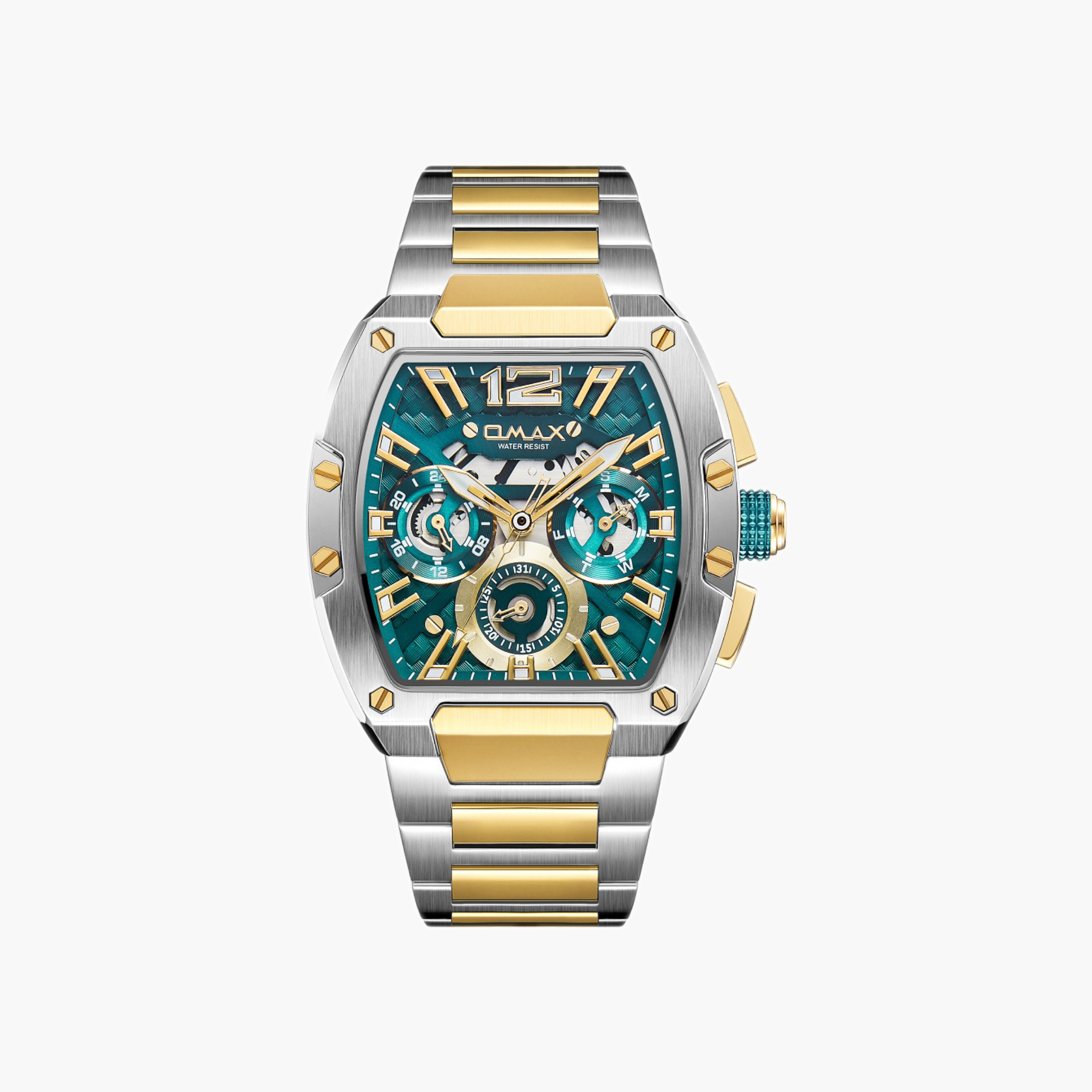 OMAX Two-Tone Stainless Steel Men's Watch-men-watchesandjewellery-watches-image-13
