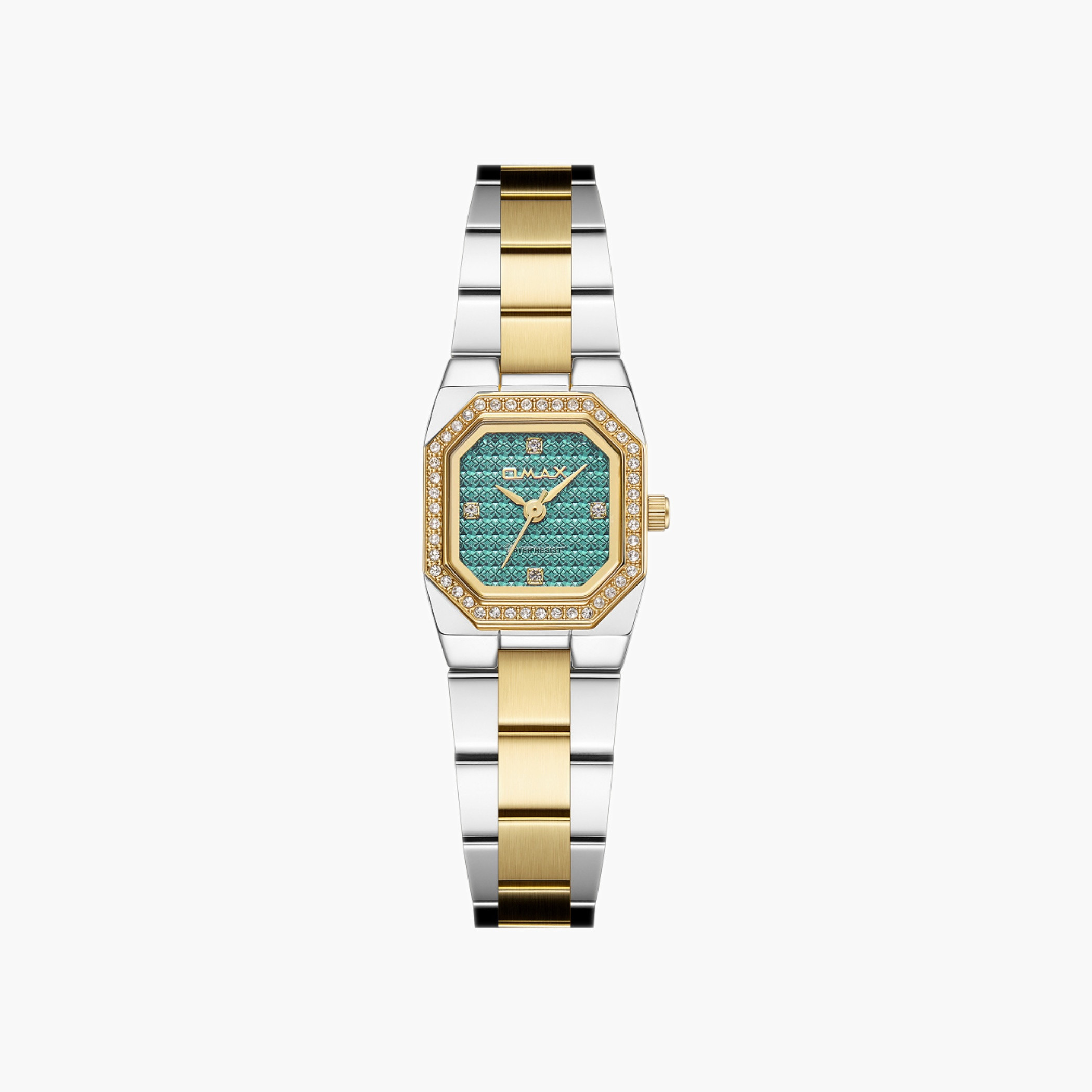 OMAX Two-Tone Metal Strap Watch-women-watchesandjewellery-watches-image-4