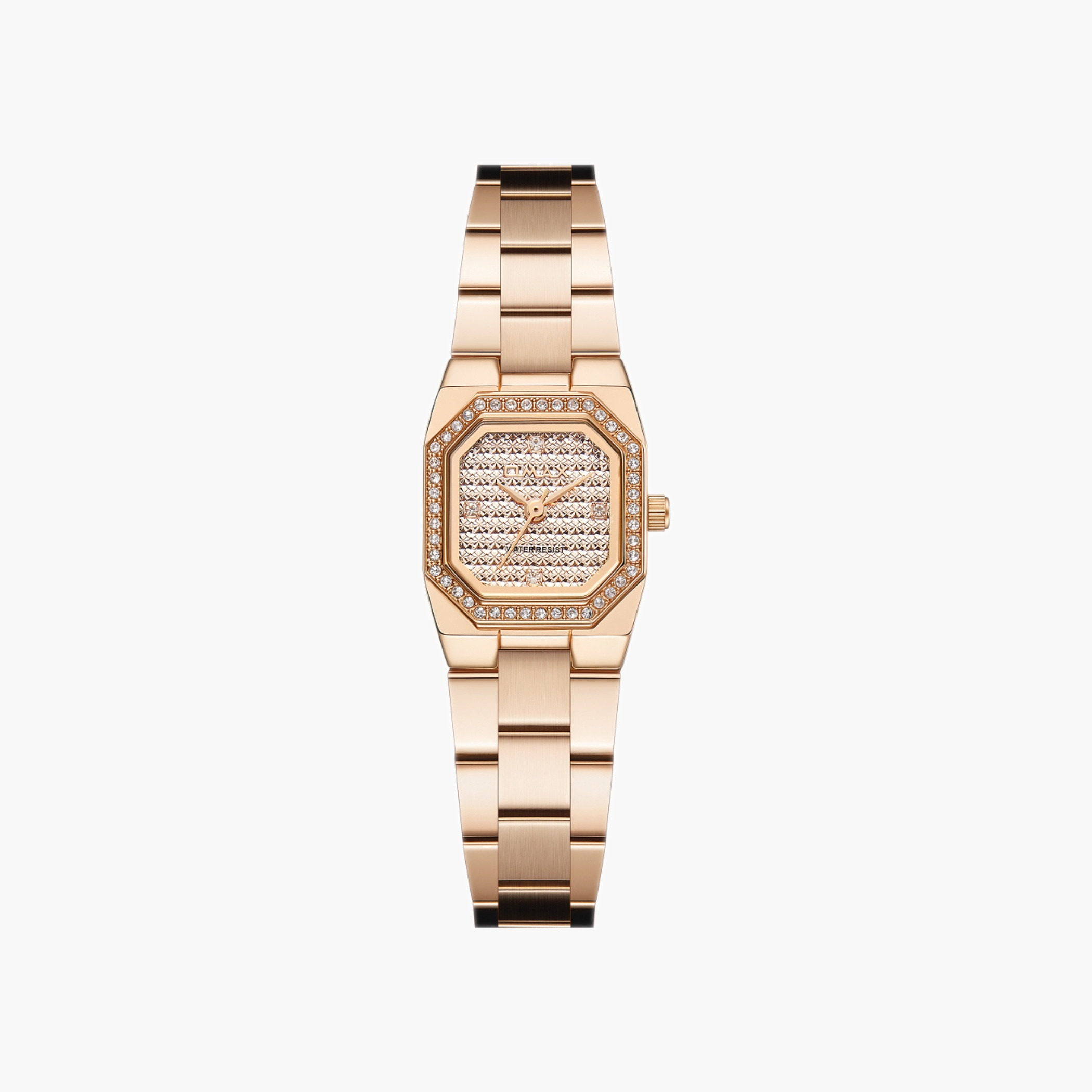 OMAX Two-Tone Metal Strap Watch-women-watchesandjewellery-watches-image-1