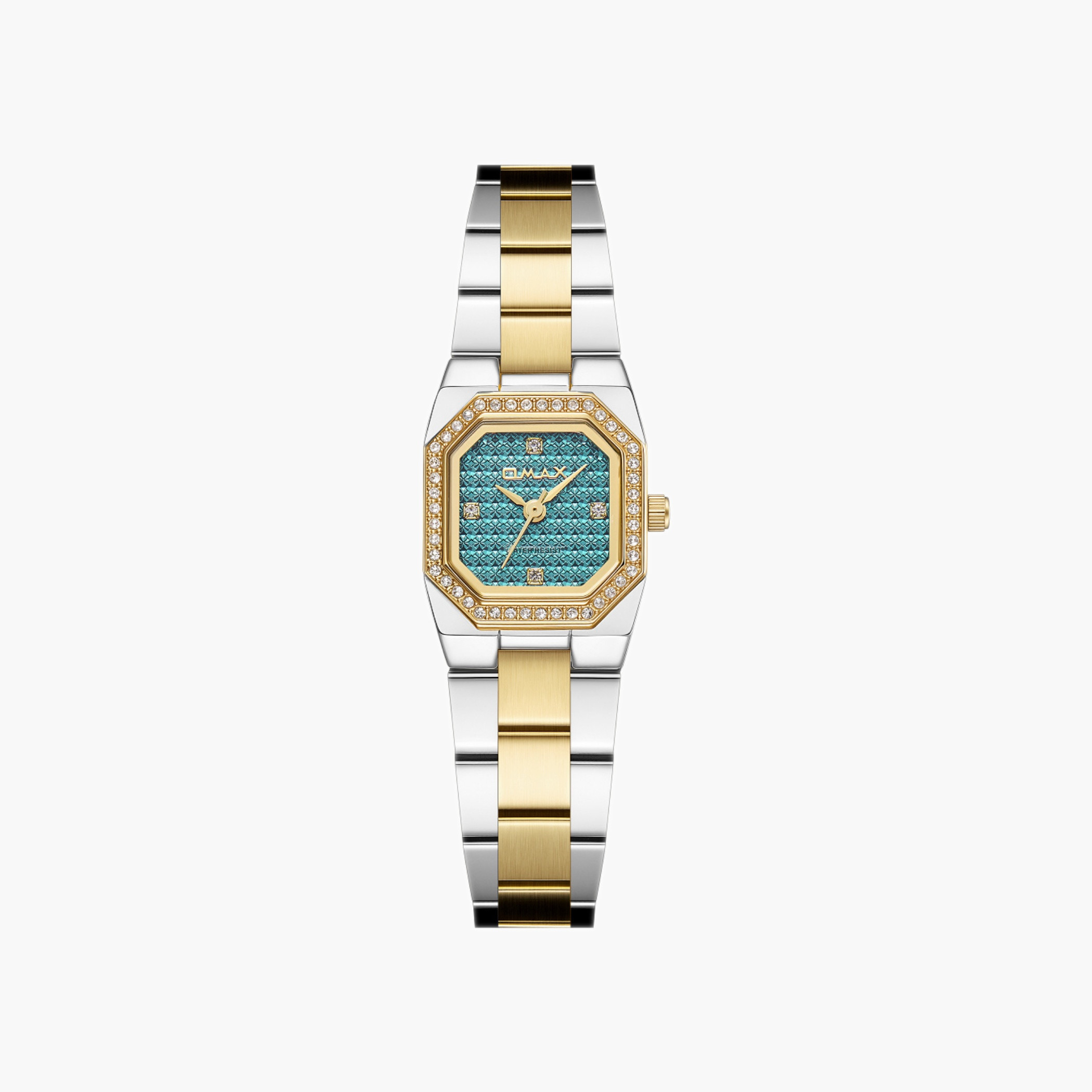 OMAX Two-Tone Metal Strap Watch-women-watchesandjewellery-watches-image-37