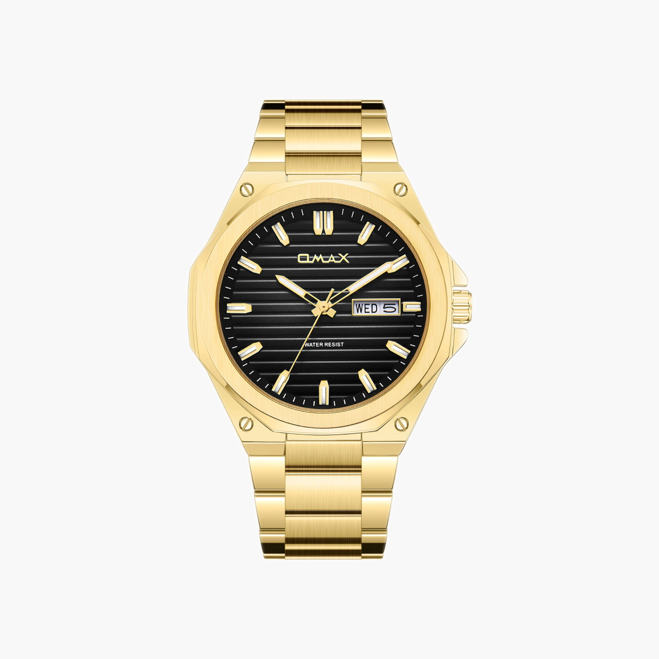 OMAX Gold Tone Men's Analog Watch-men-watchesandjewellery-watches-image-1