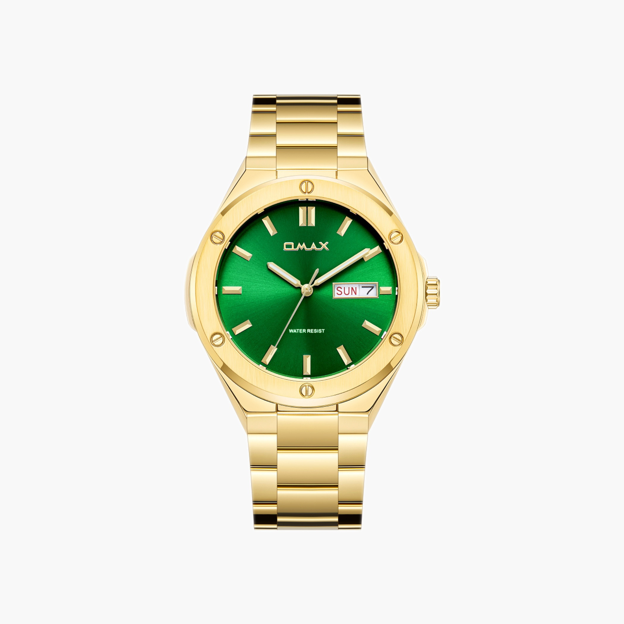 أوماكس ساعة رجالية أنالوج بلون ذهبي-men-watchesandjewellery-watches-image-2