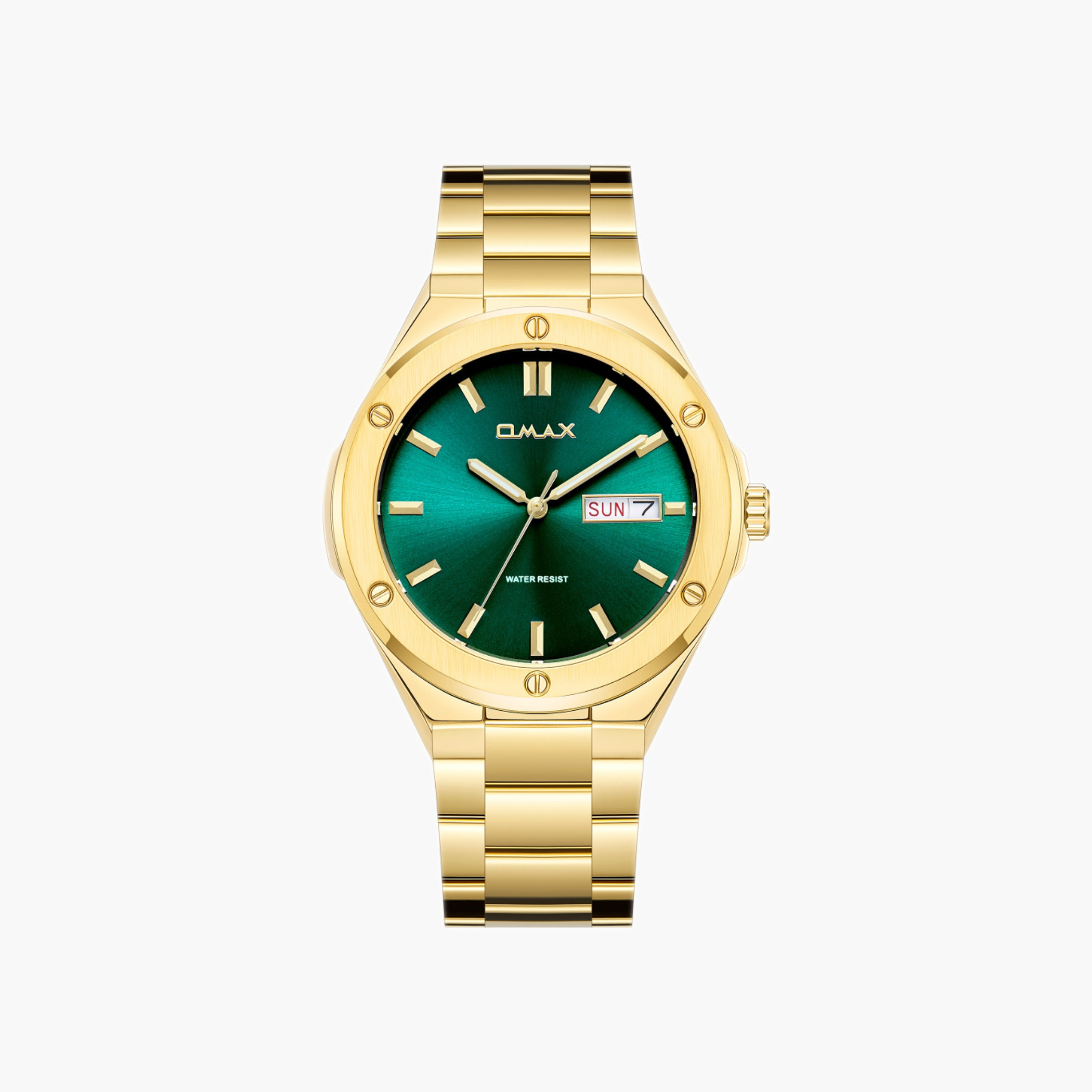 أوماكس ساعة رجالية أنالوج بلون ذهبي-men-watchesandjewellery-watches-image-5