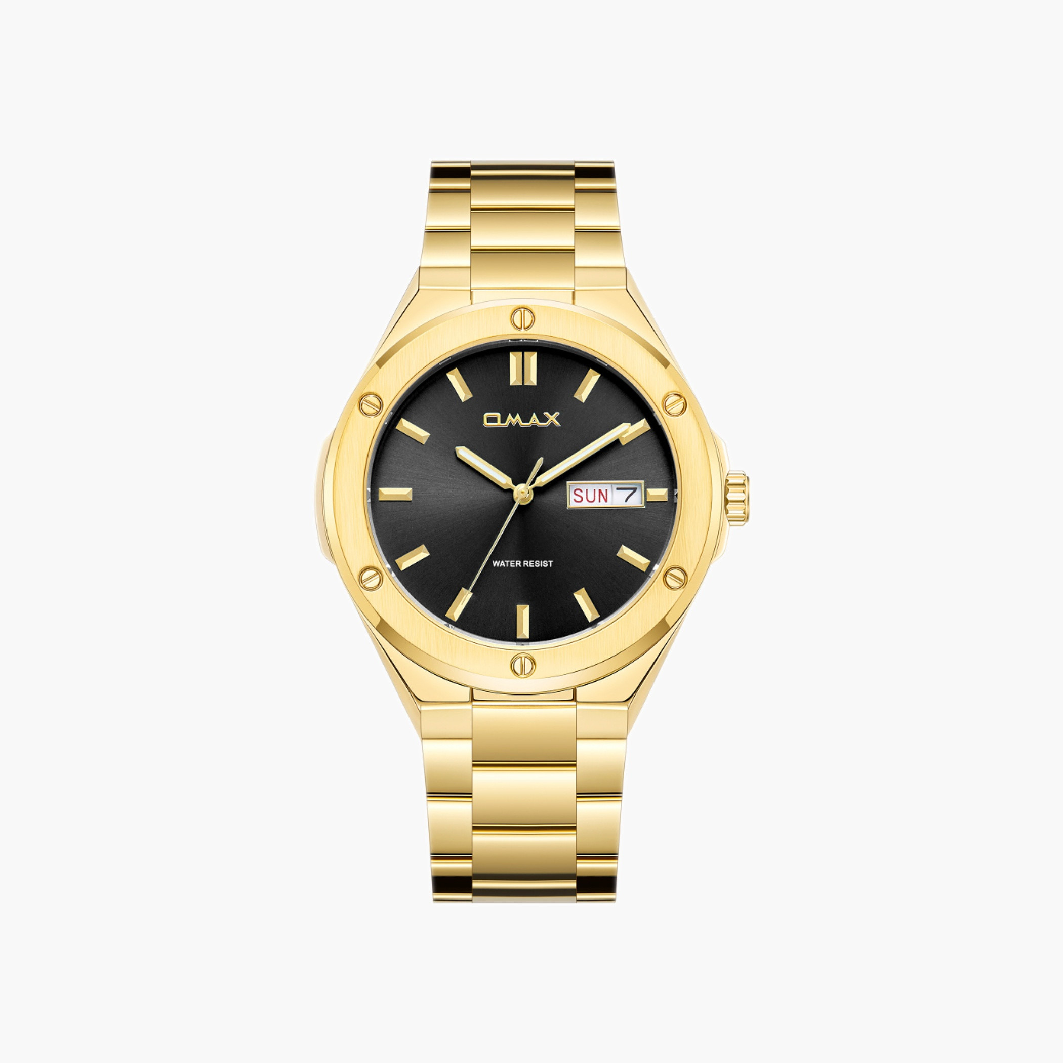 أوماكس ساعة رجالية أنالوج بلون ذهبي-men-watchesandjewellery-watches-image-1