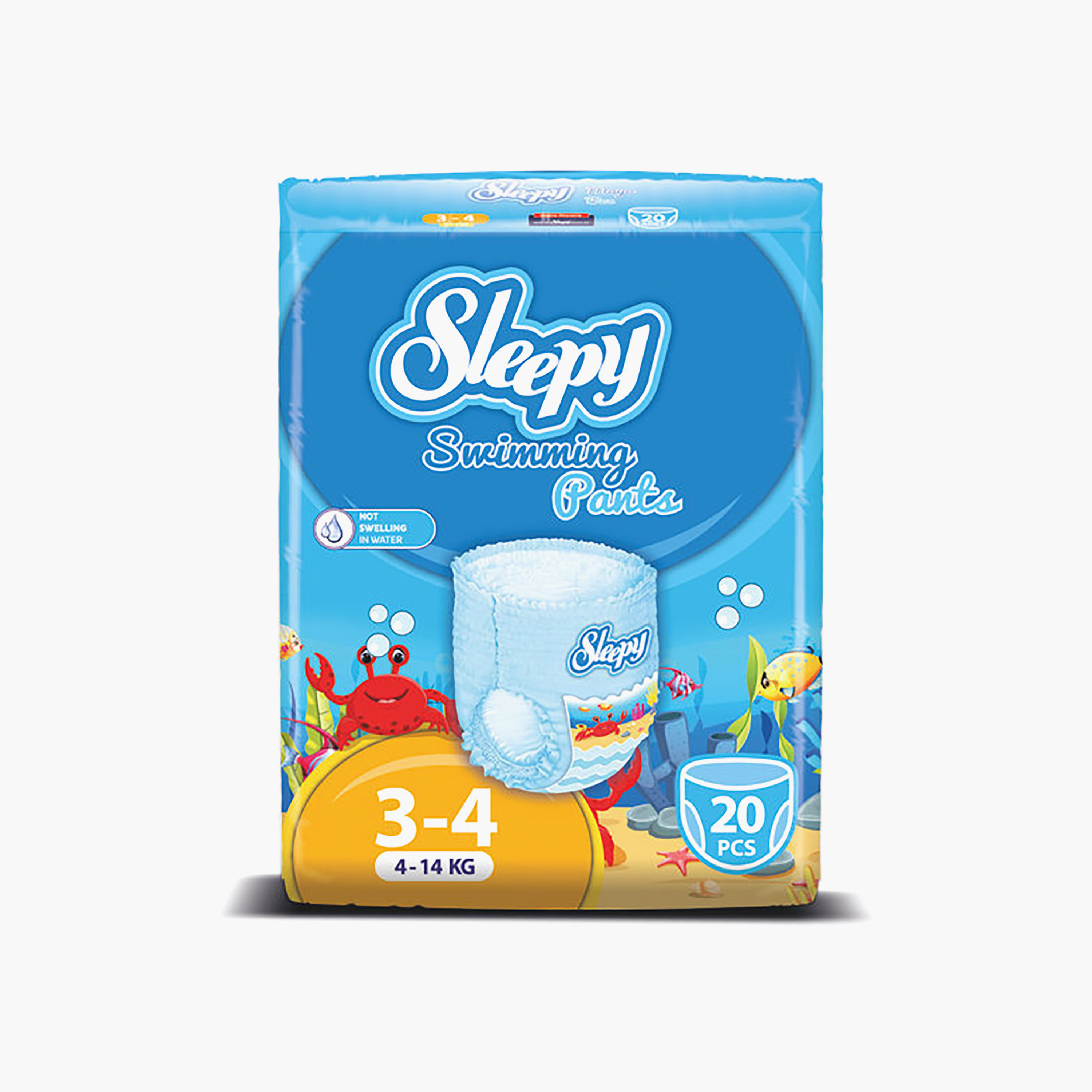 Sleepy 20-Piece Swimming Pants - 3 - 4-baby-diapering-diapers-image-1