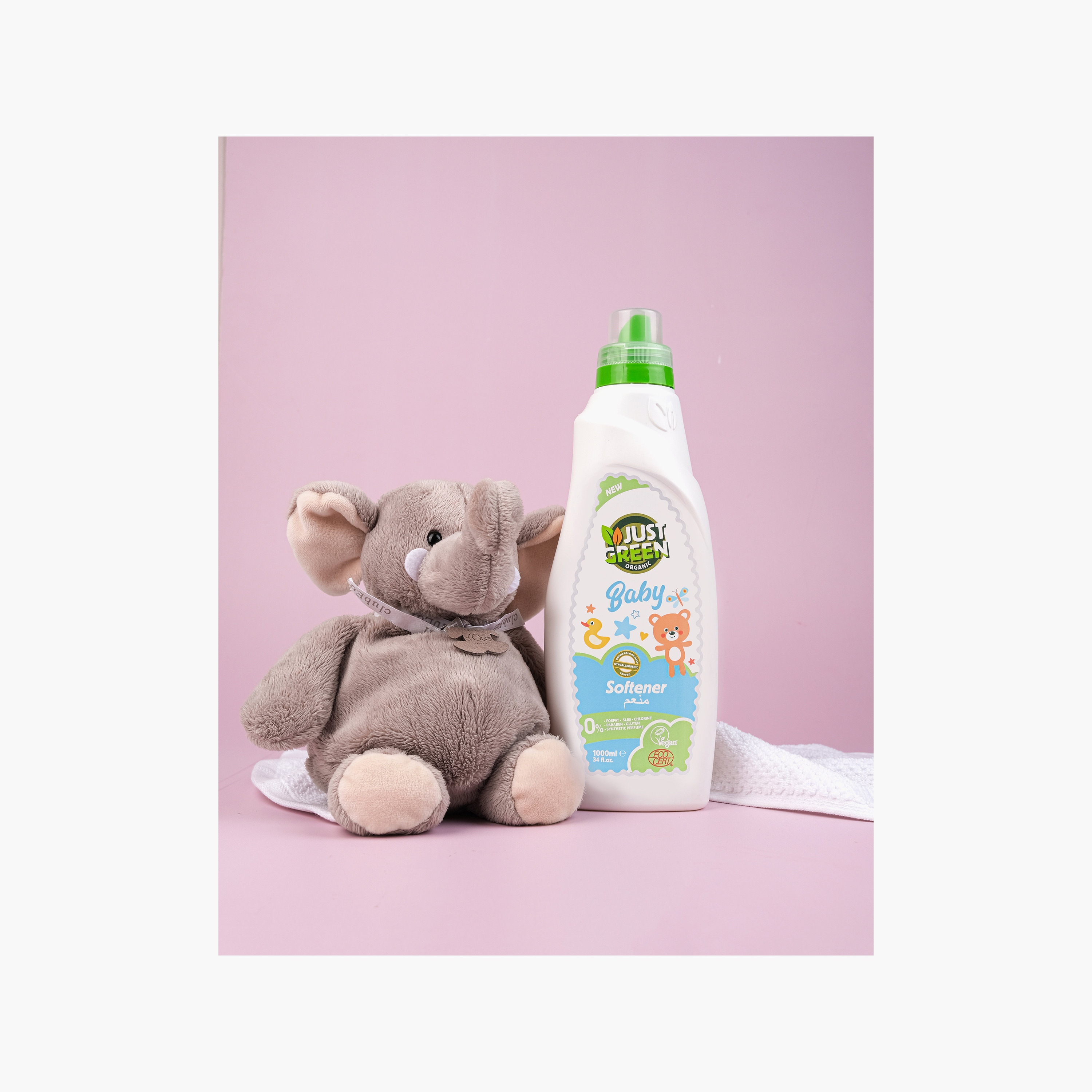 منعم ملابس عضوي من جاست جرين - 1000 مل-baby-feeding-cleaningliquids-image-7