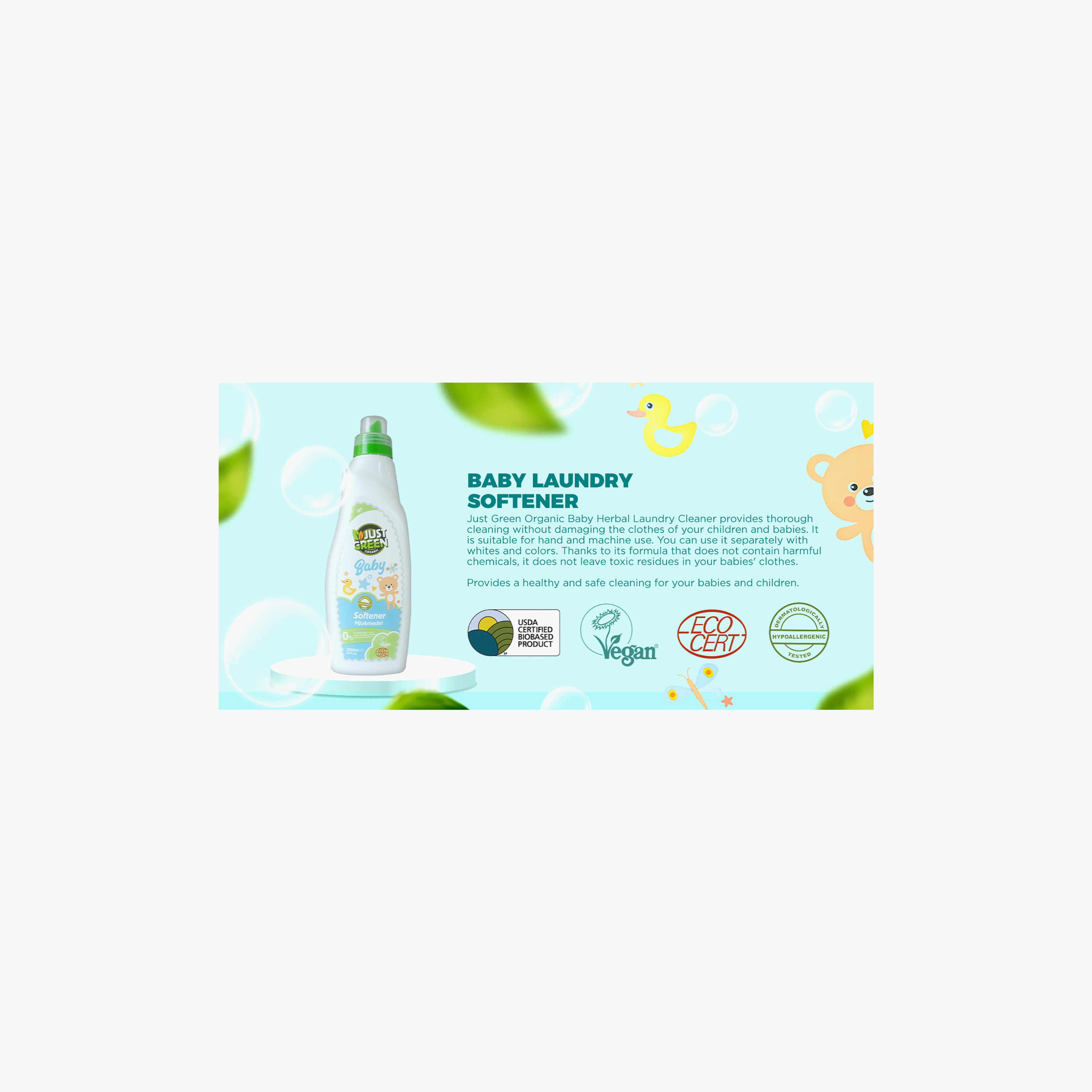 منعم ملابس عضوي من جاست جرين - 1000 مل-baby-feeding-cleaningliquids-image-8
