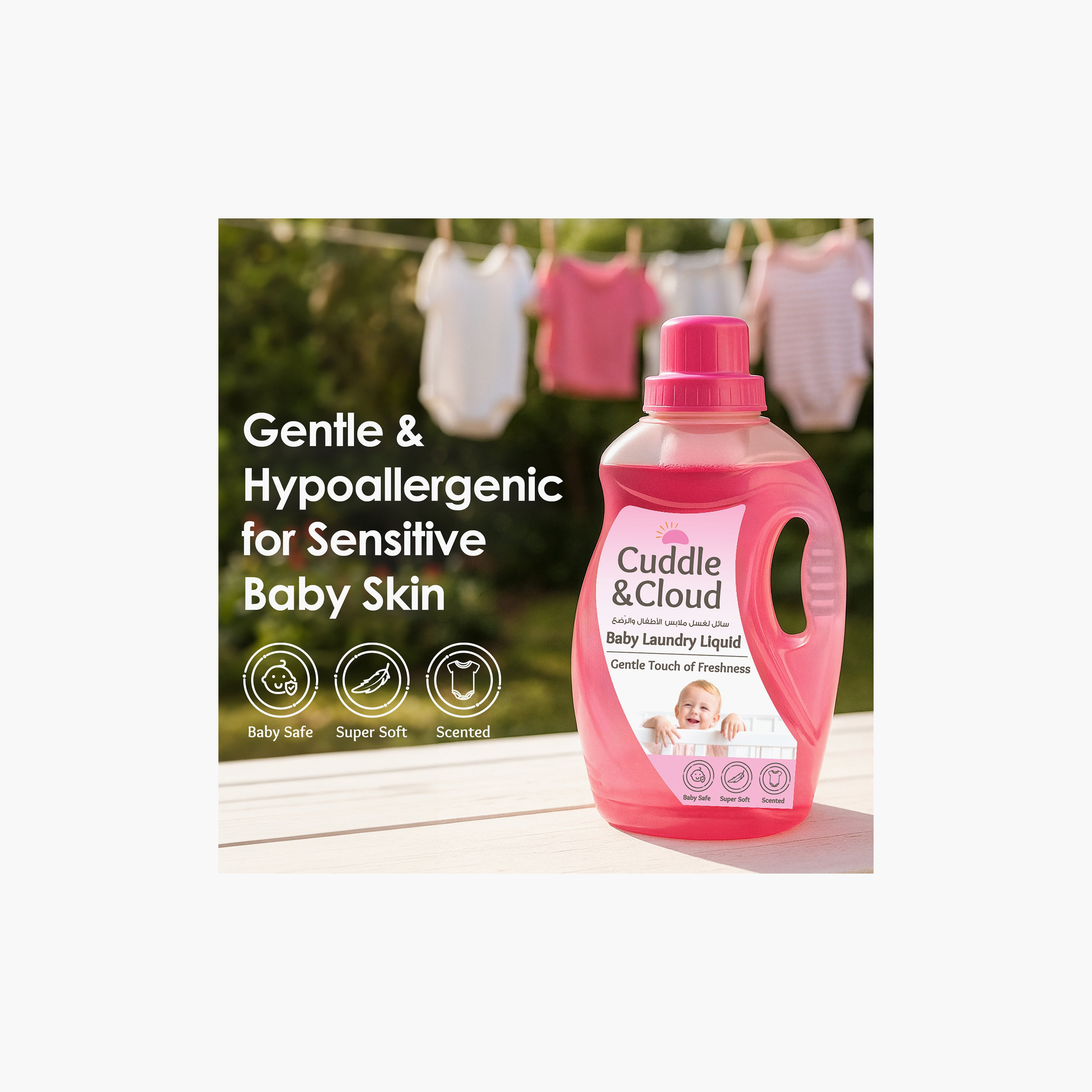 Cuddle & Cloud Laundry Liquid - 1000 ml-baby-feeding-cleaningliquids-image-4